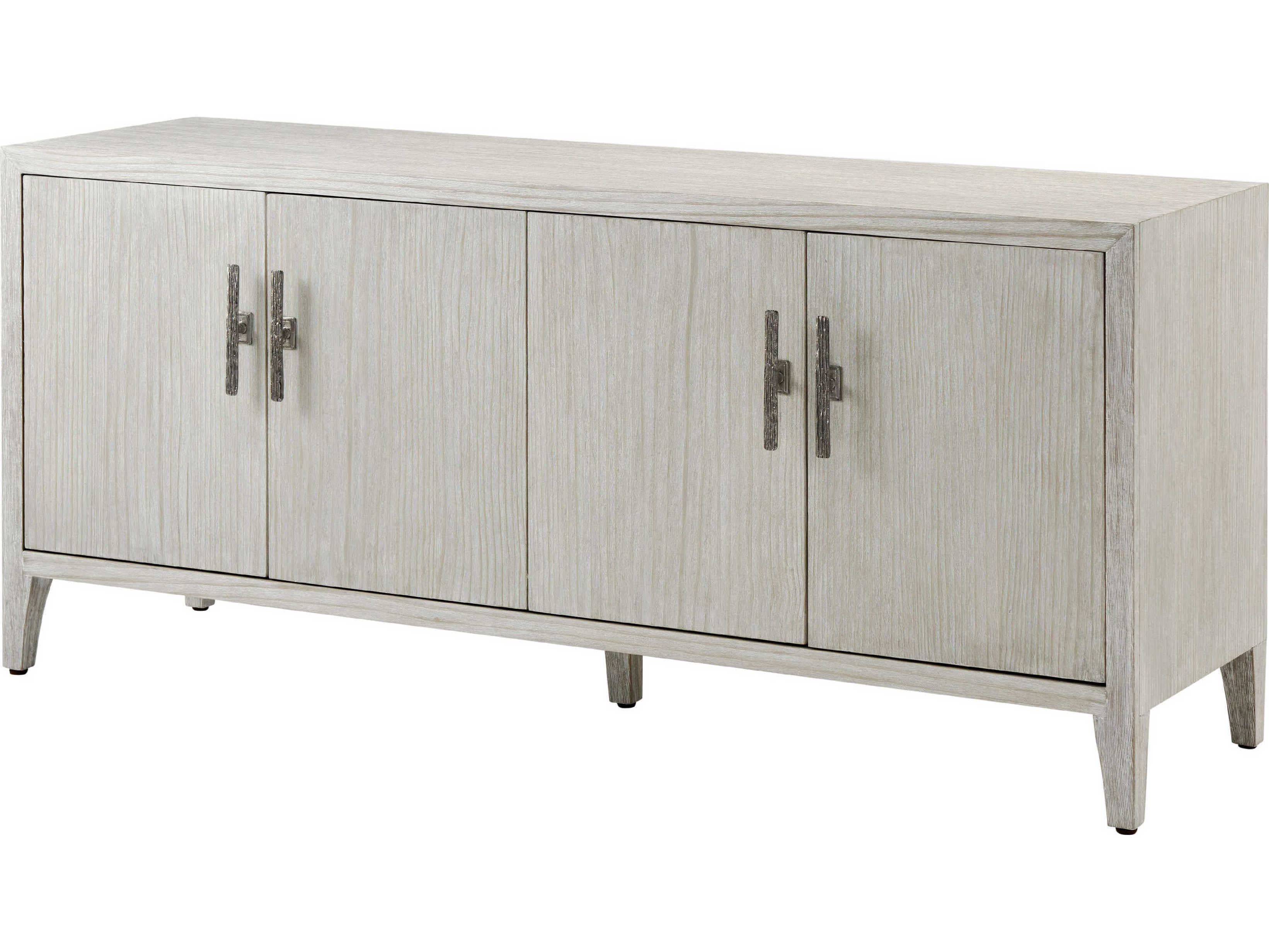 Theodore Alexander Breeze 68" Pine Wood Sea Salt Breeze Media Console