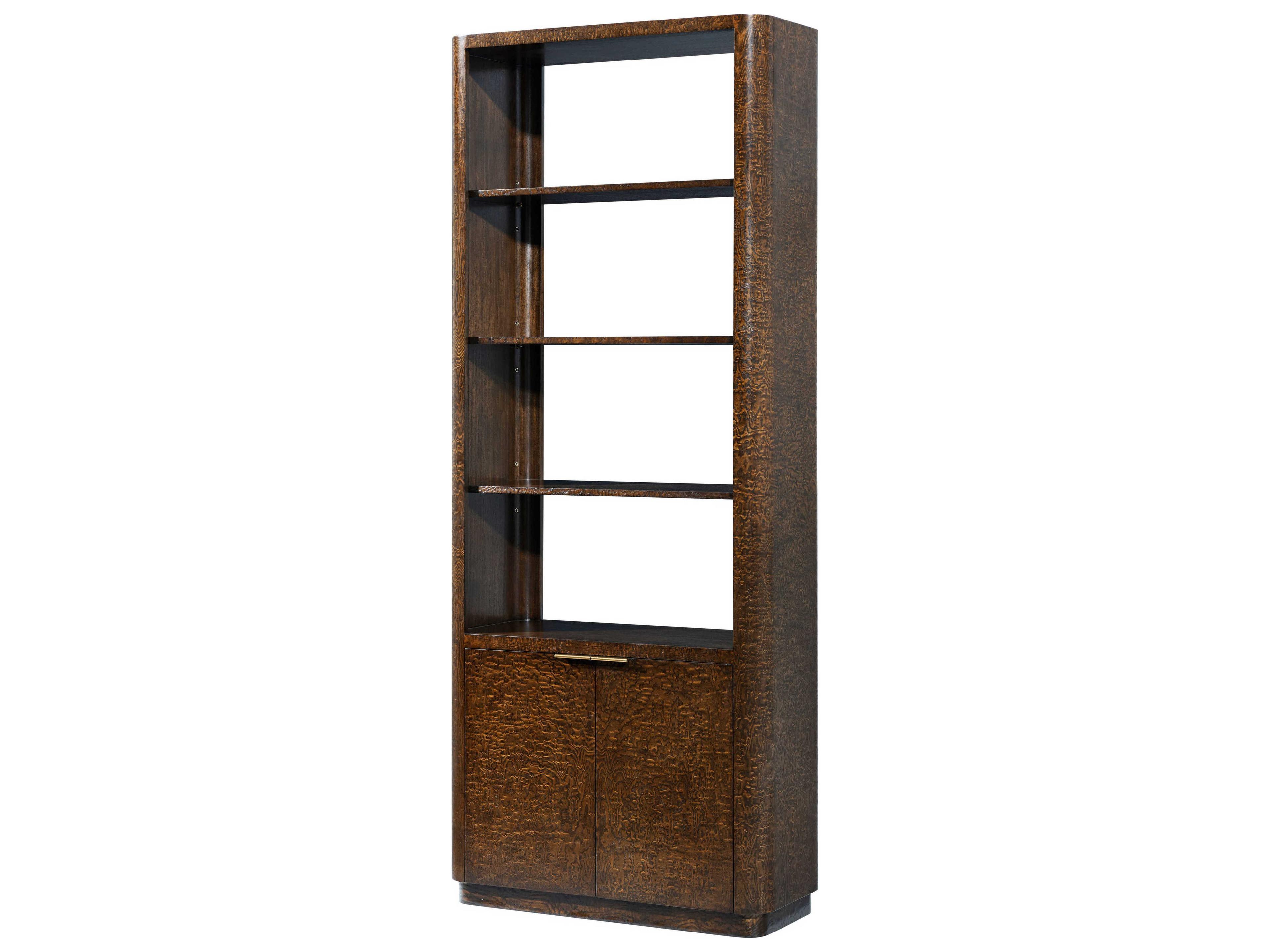 Theodore Alexander Kesden Pyramid Brown Bookcase