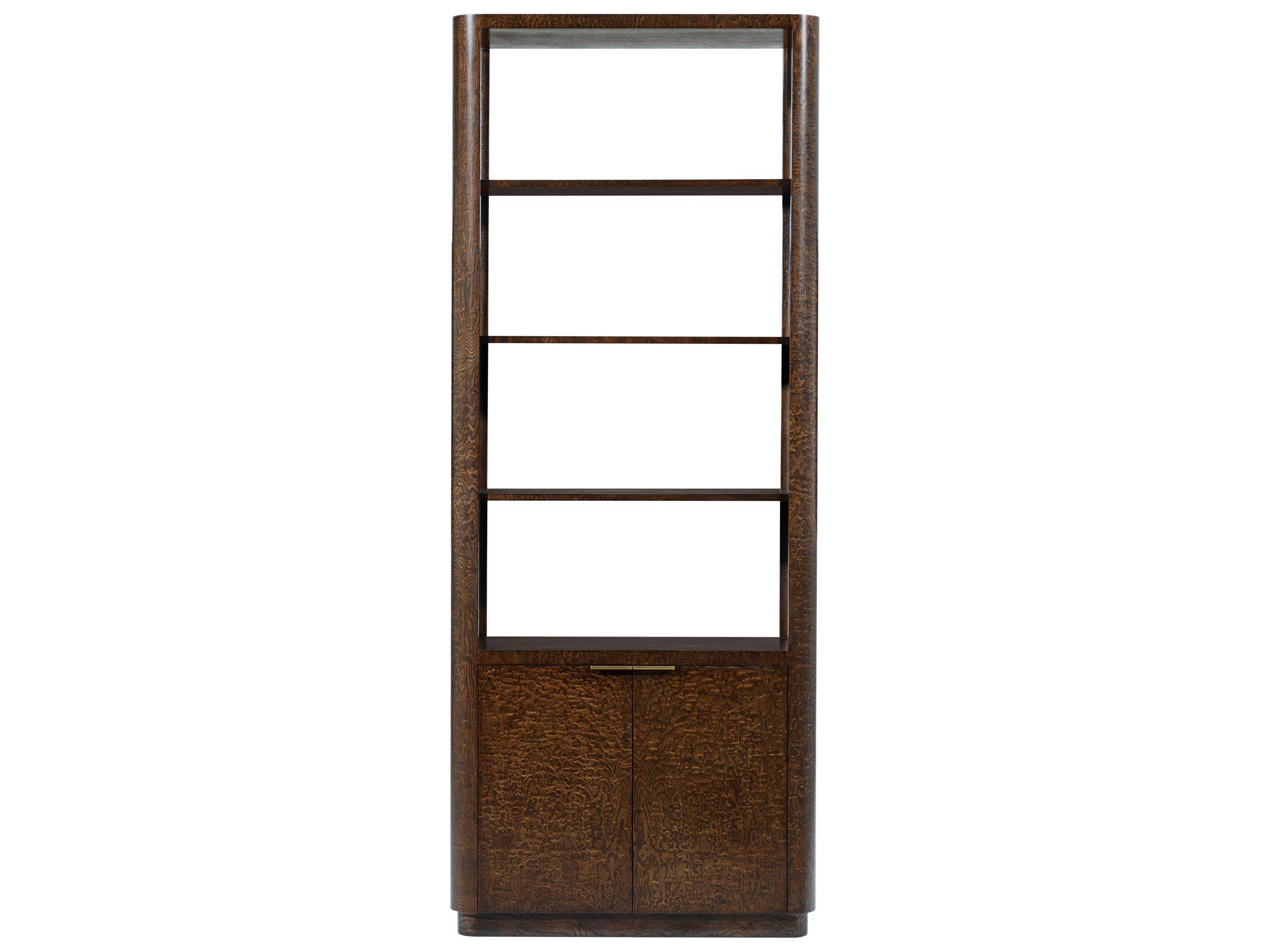 Theodore Alexander Kesden Pyramid Brown Bookcase