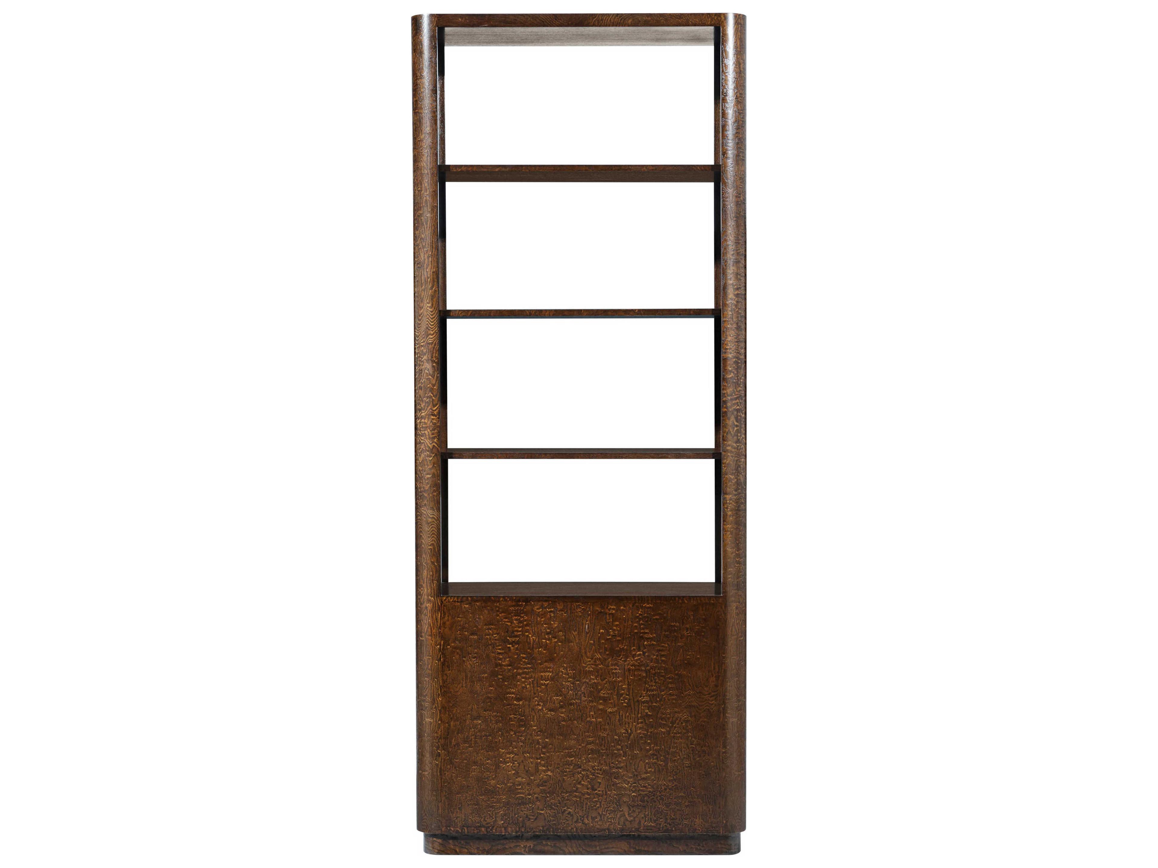 Theodore Alexander Kesden Pyramid Brown Bookcase
