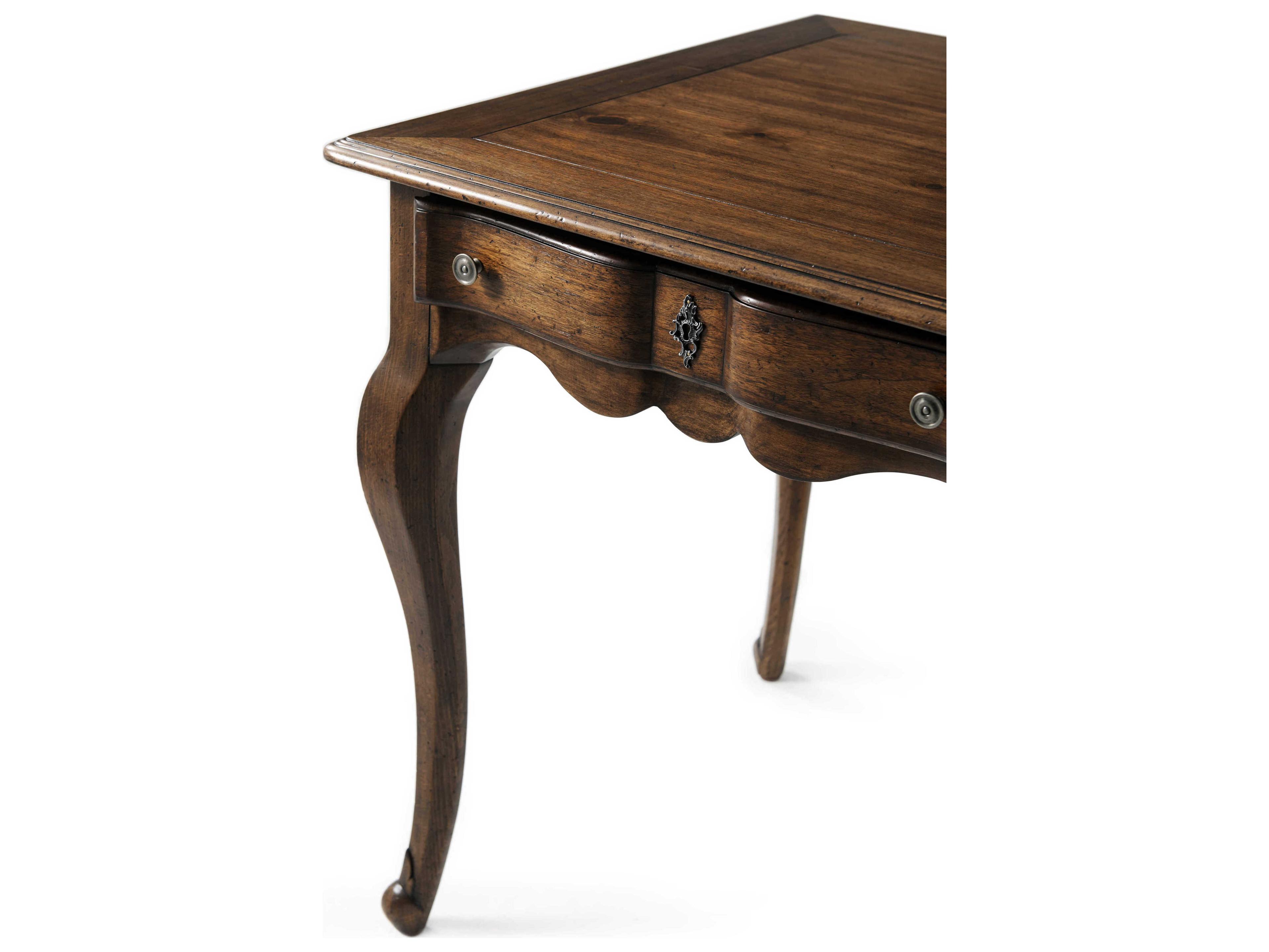 Theodore Alexander Tavel Avesta Brown Beech Wood Writing Desk