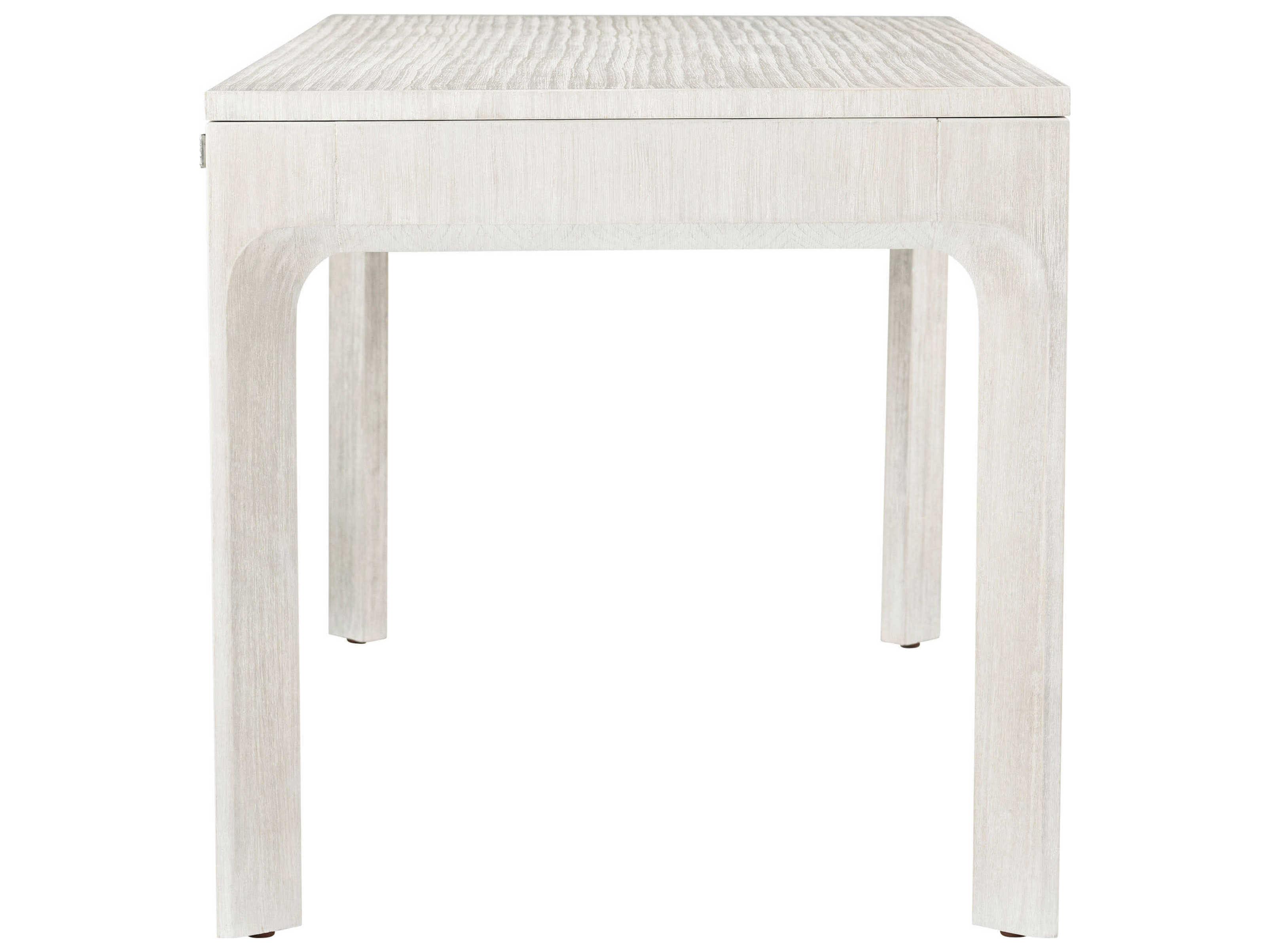 Theodore Alexander Breeze Sea Salt White Pine Wood Writing Desk
