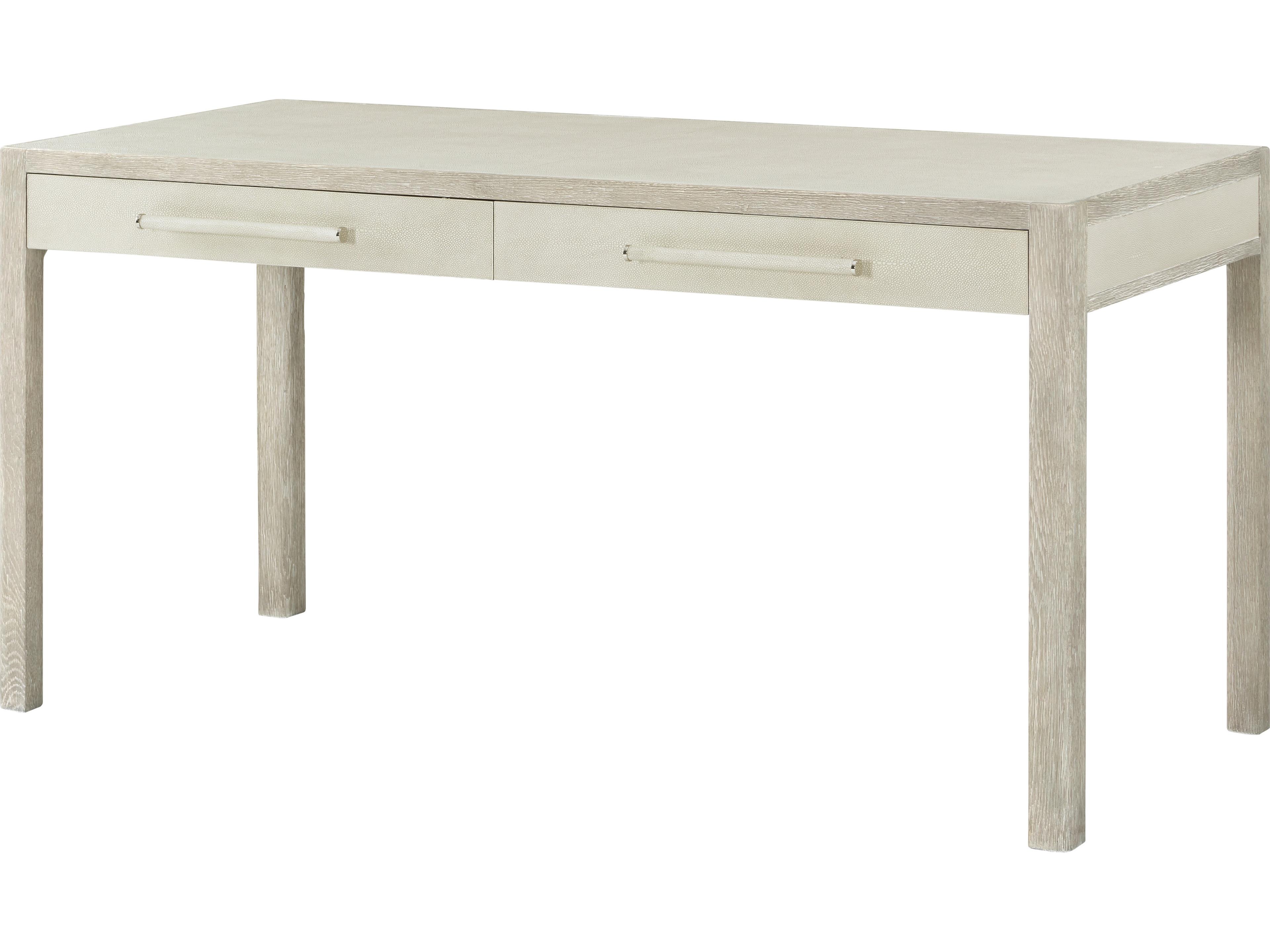 Theodore Alexander Maxwell White Solid Wood Computer Desk