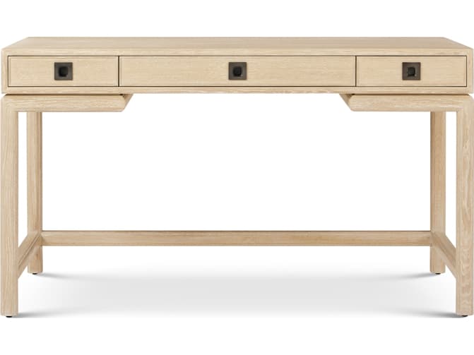 Theodore Alexander Montauk Natural Solid Wood Computer Desk