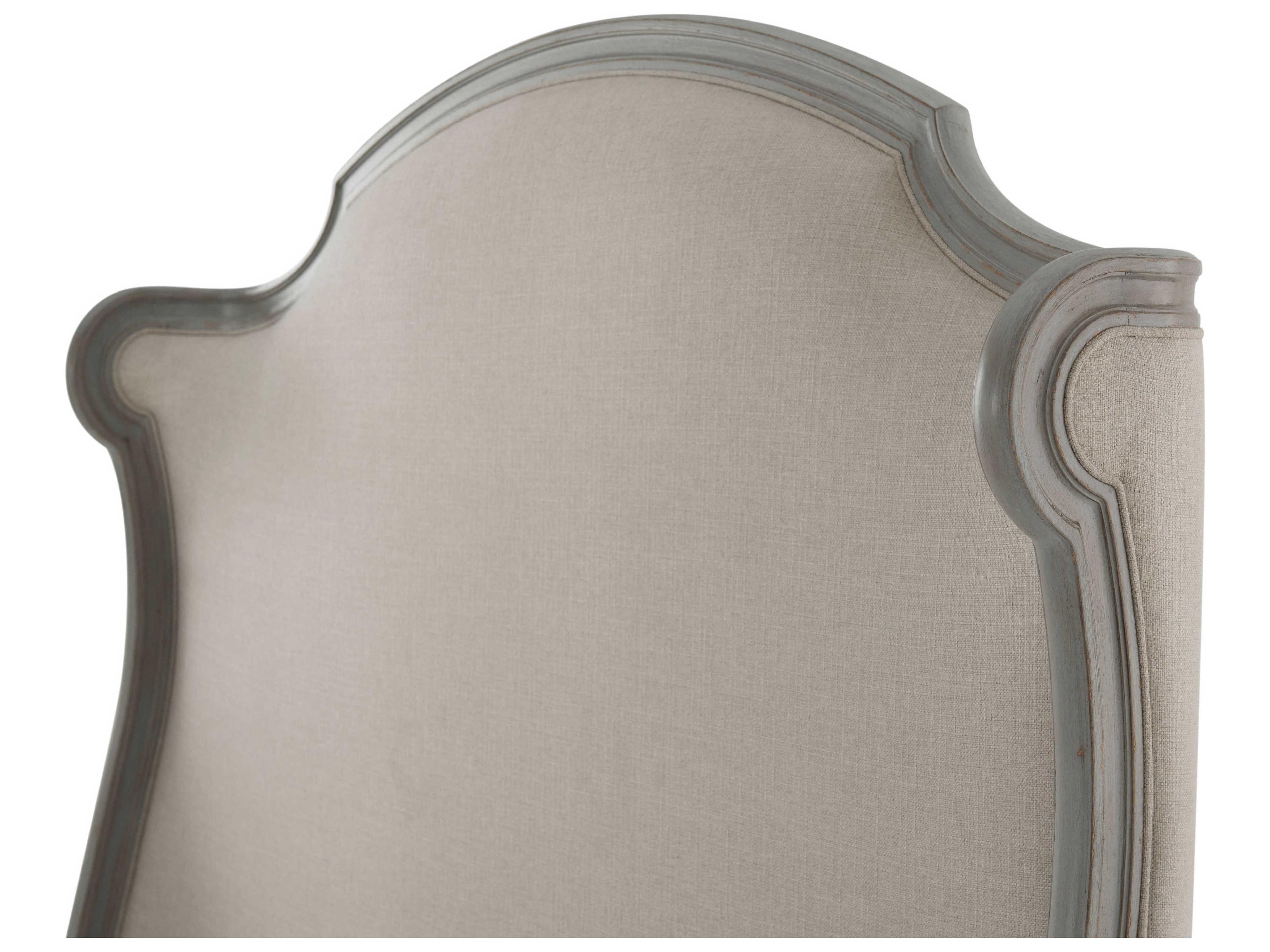 Theodore Alexander Tavel The Madeleine Elsa Gray Beech Wood Queen Panel Bed