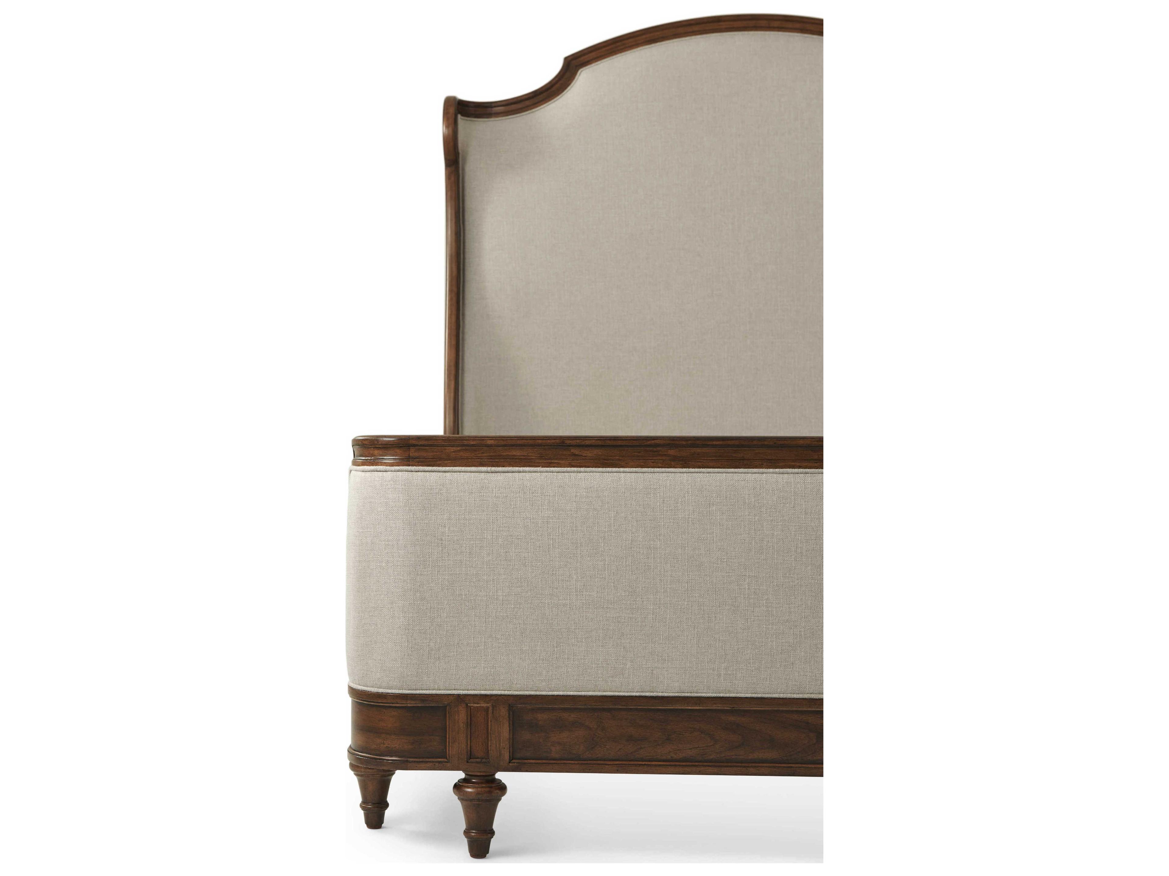 Theodore Alexander Tavel The Madeleine Avesta Brown Beech Wood Queen Panel Bed