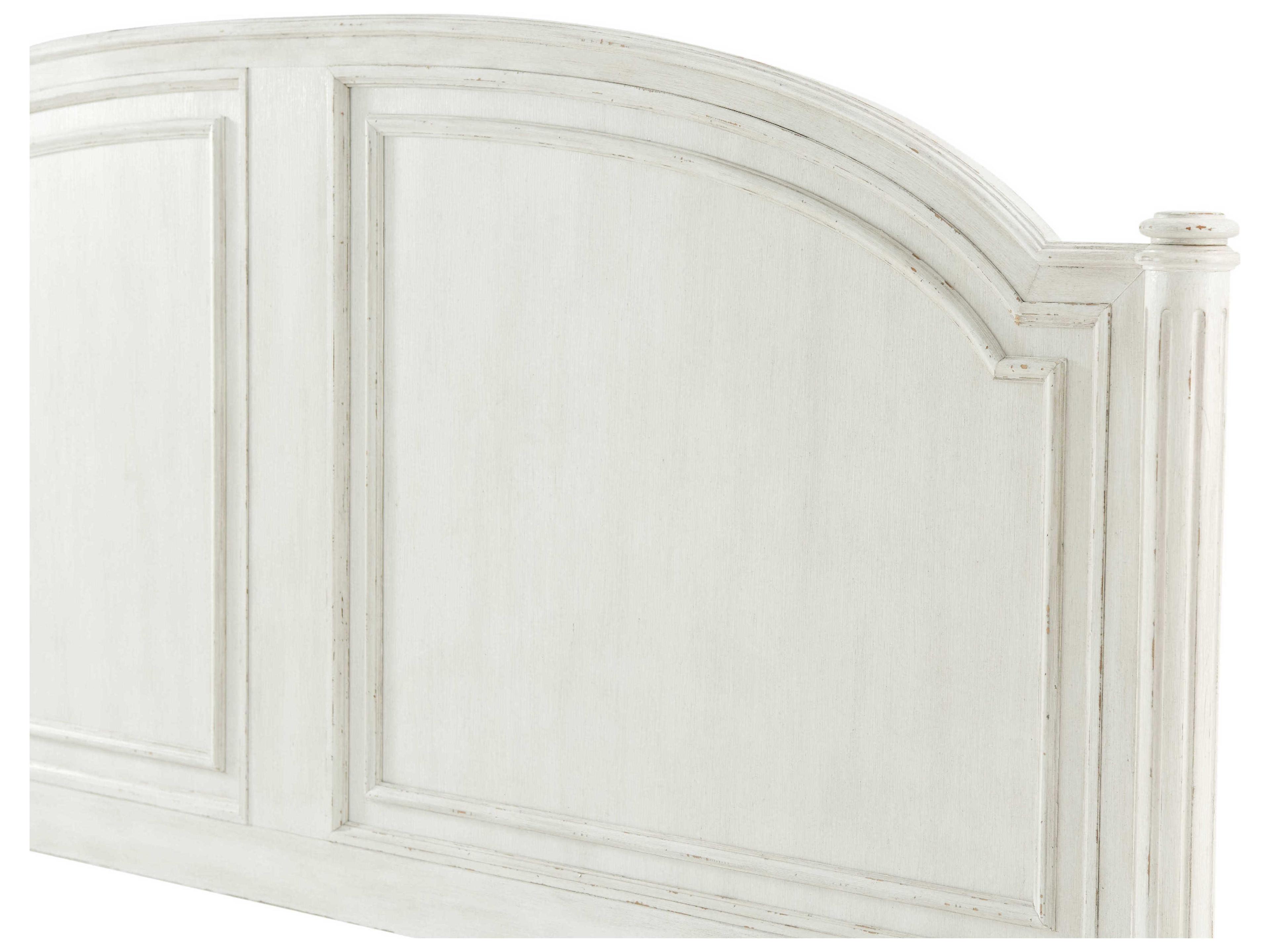 Theodore Alexander Tavel The Vale Nora White Beech Wood King Four Poster Bed