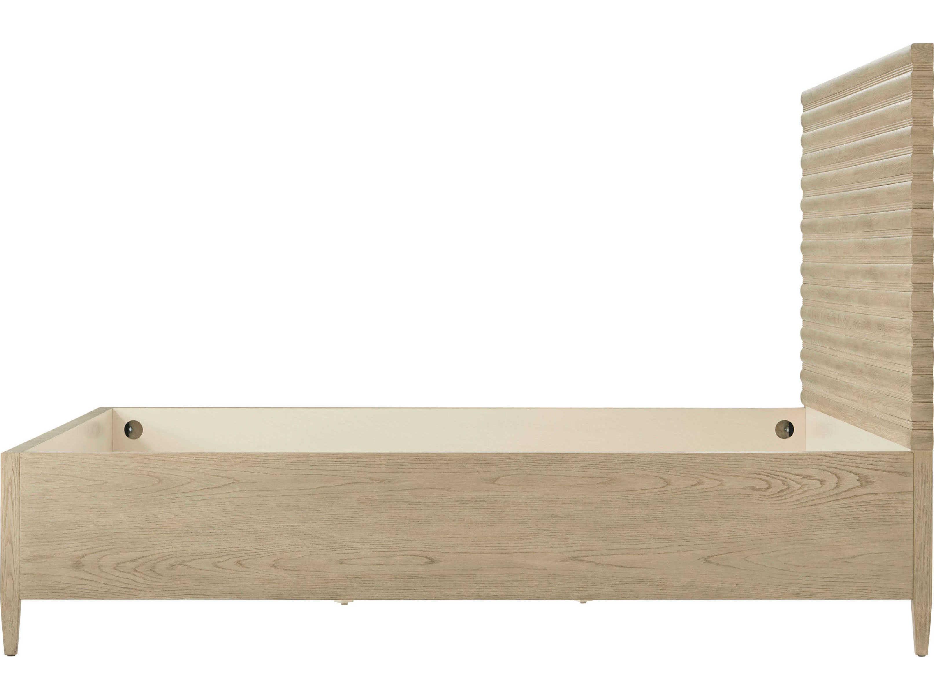 Theodore Alexander Balboa Coastal Grey Solid Wood King Platform Bed