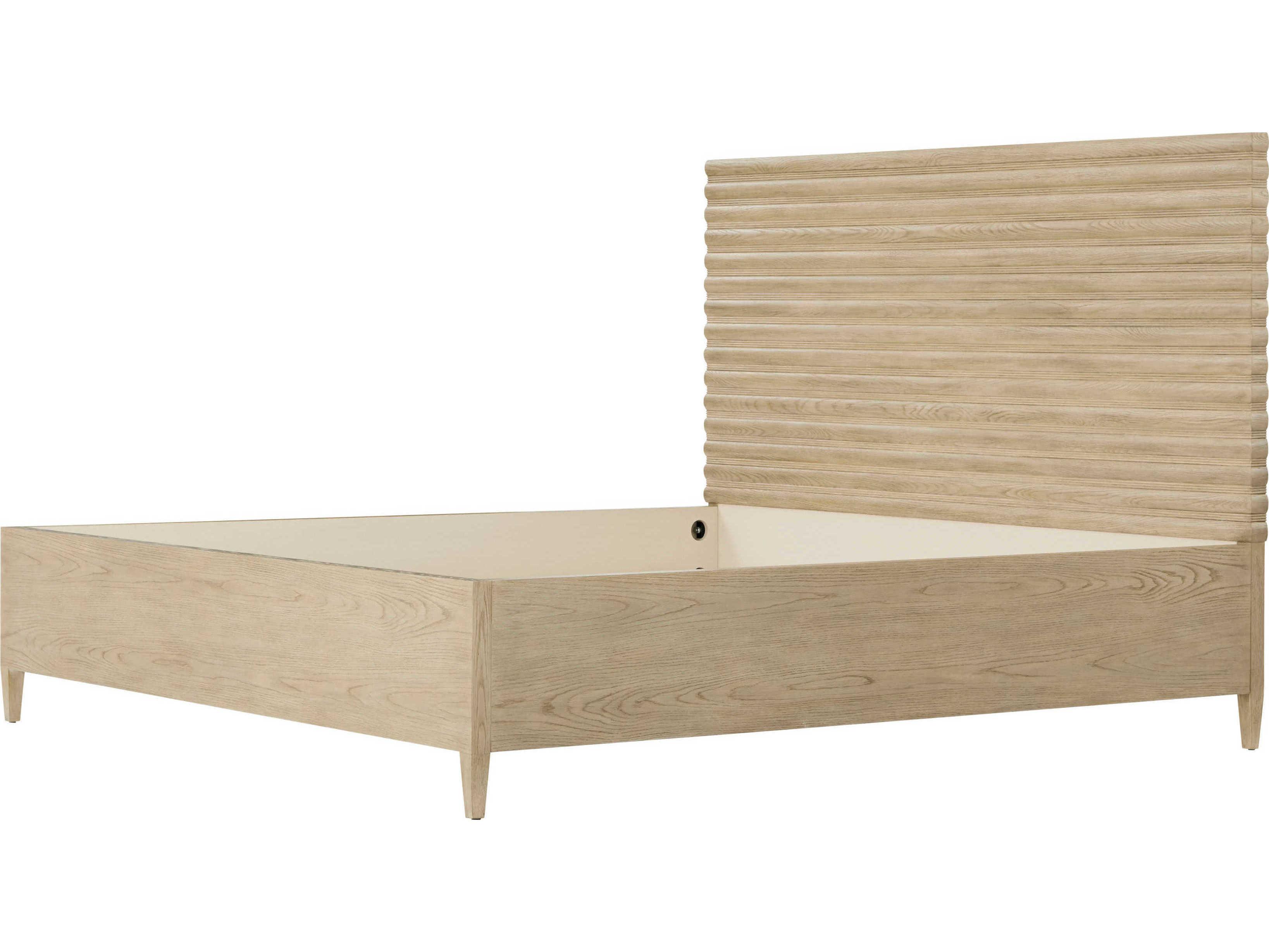 Theodore Alexander Balboa Coastal Grey Solid Wood King Platform Bed