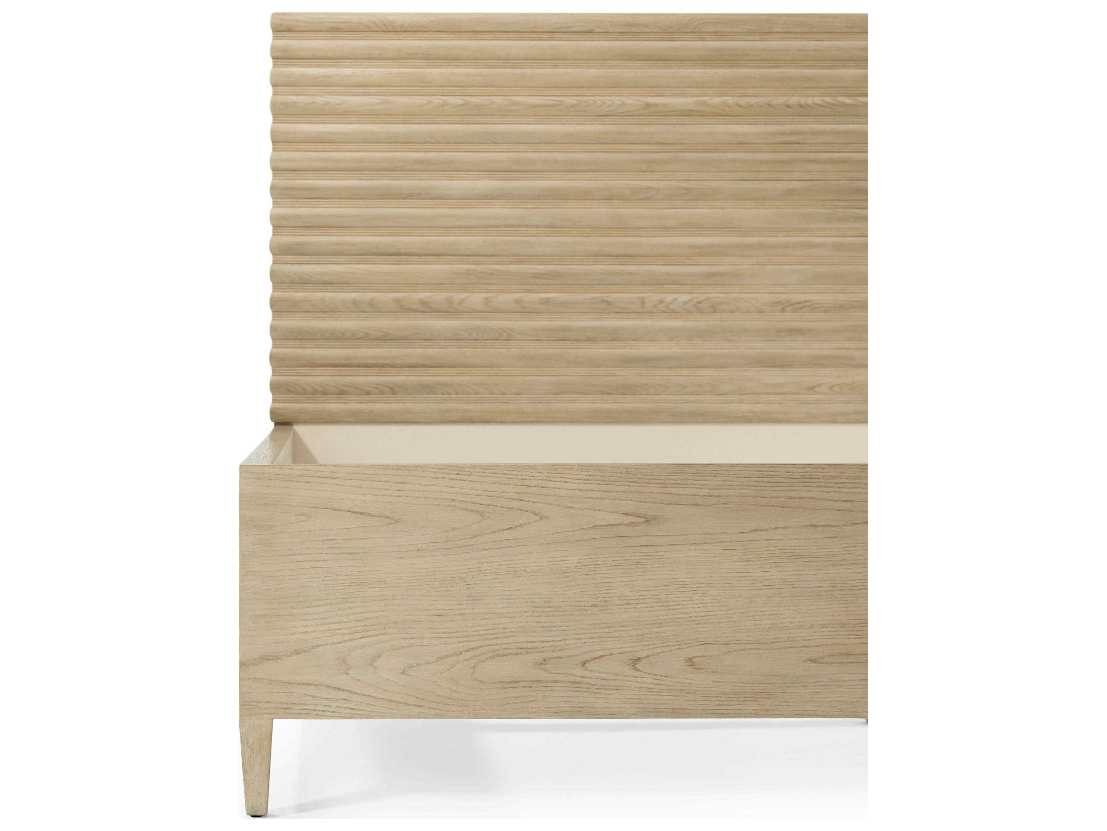 Theodore Alexander Balboa Coastal Grey Solid Wood King Platform Bed