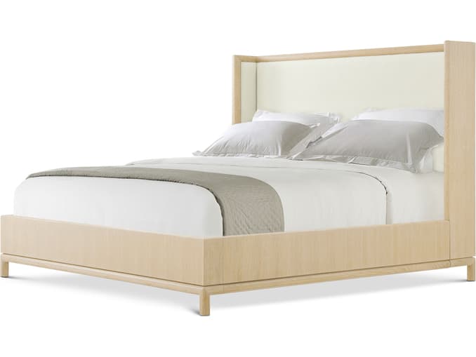 Theodore Alexander Montauk Natural Solid Wood King Panel Bed