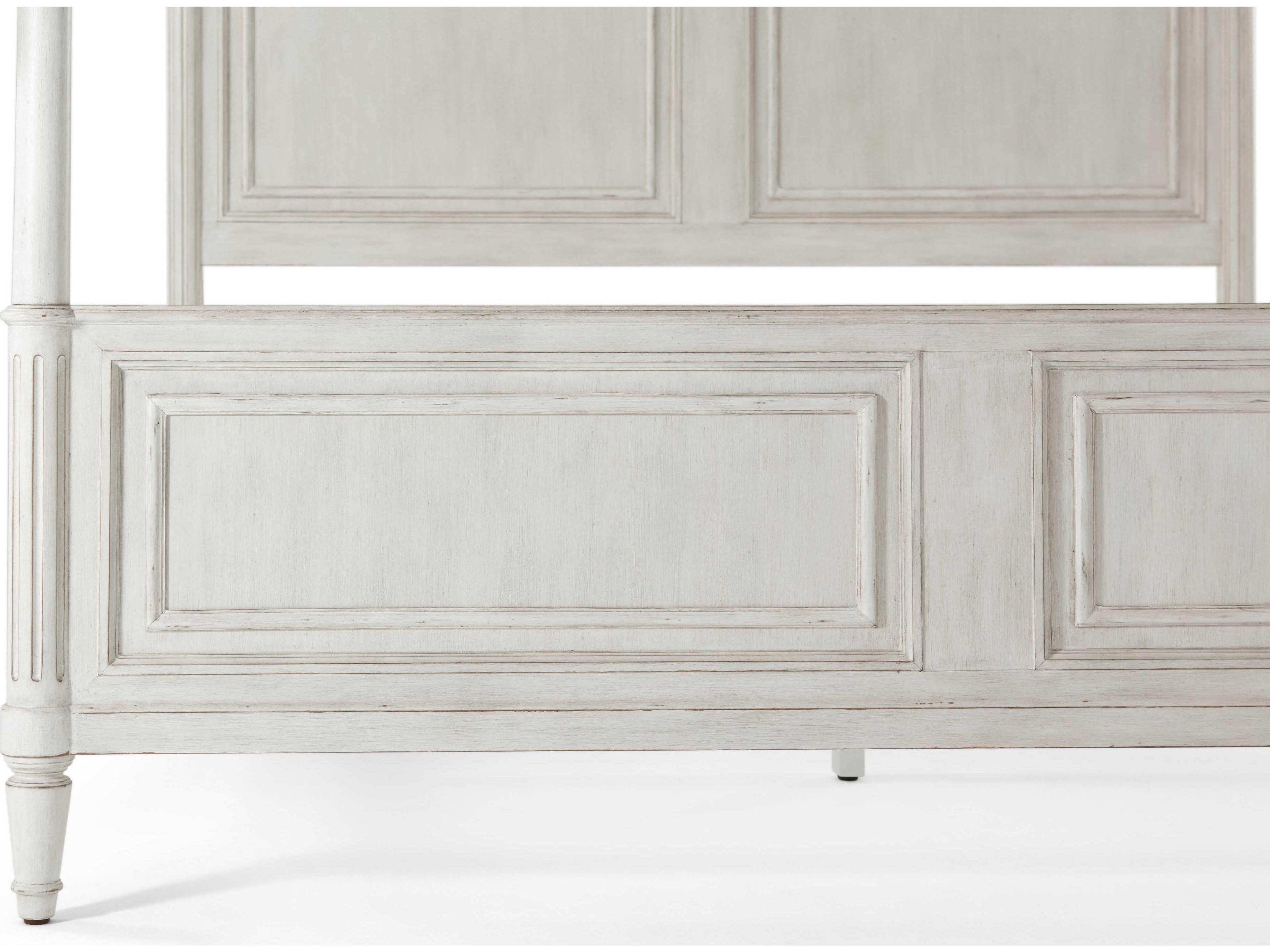 Theodore Alexander Tavel The Vale Nora White Beech Wood California King Four Poster Bed