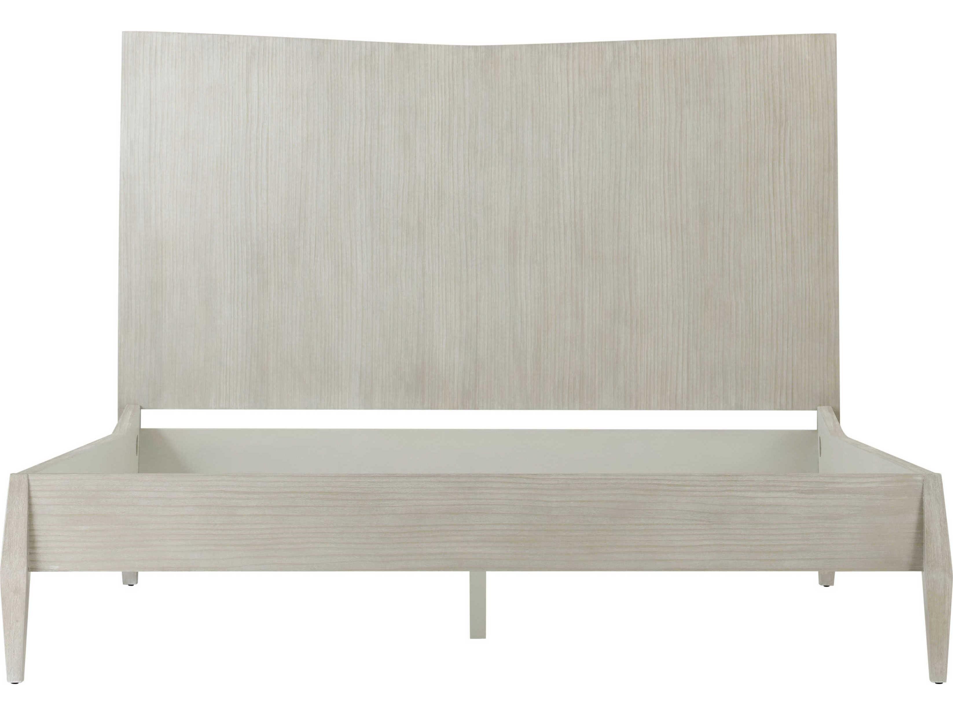 Theodore Alexander Breeze Sea Salt White Pine Wood California King Platform Bed