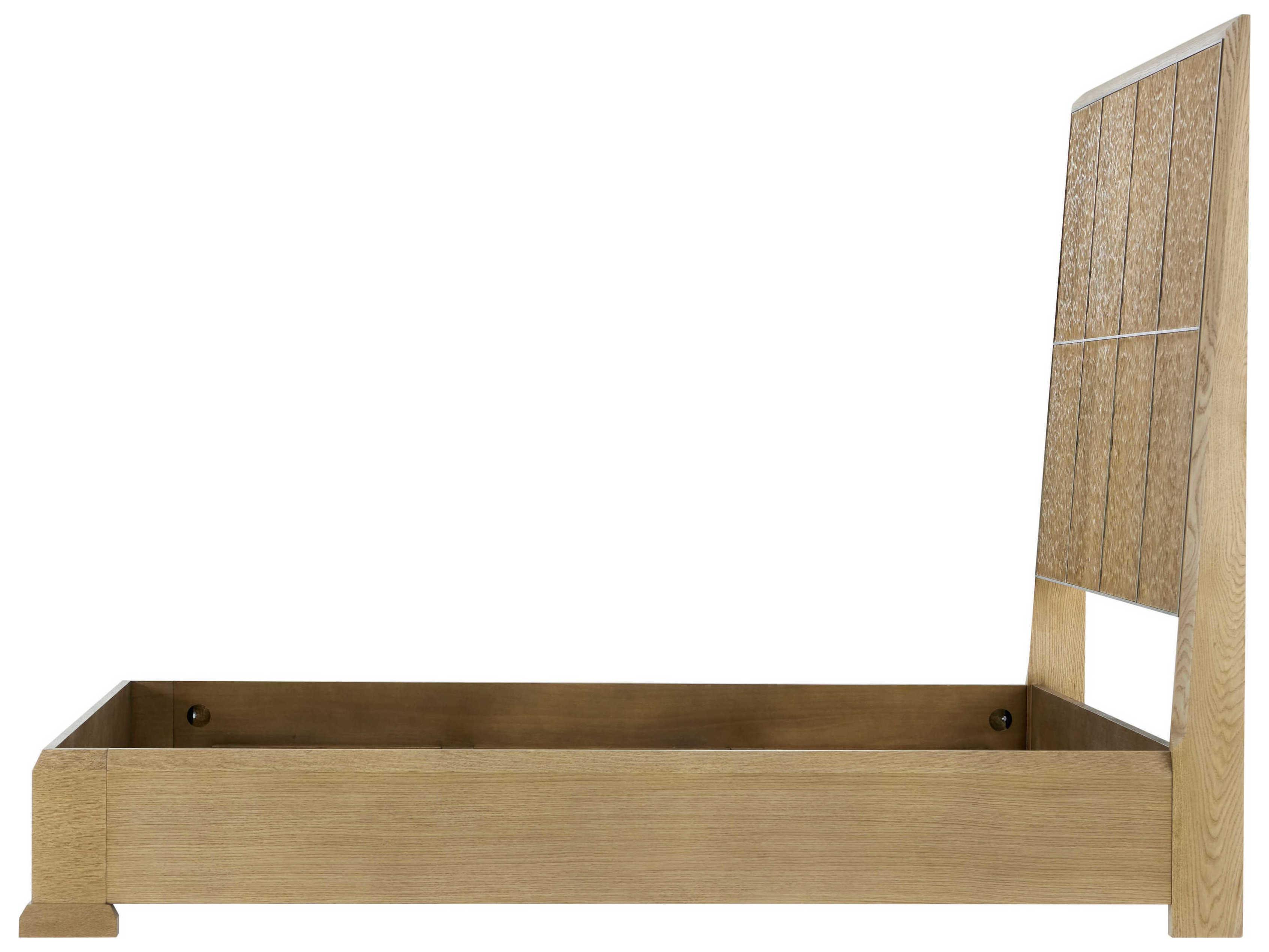 Theodore Alexander Essence Blonde Beige Solid Wood California King Platform Bed