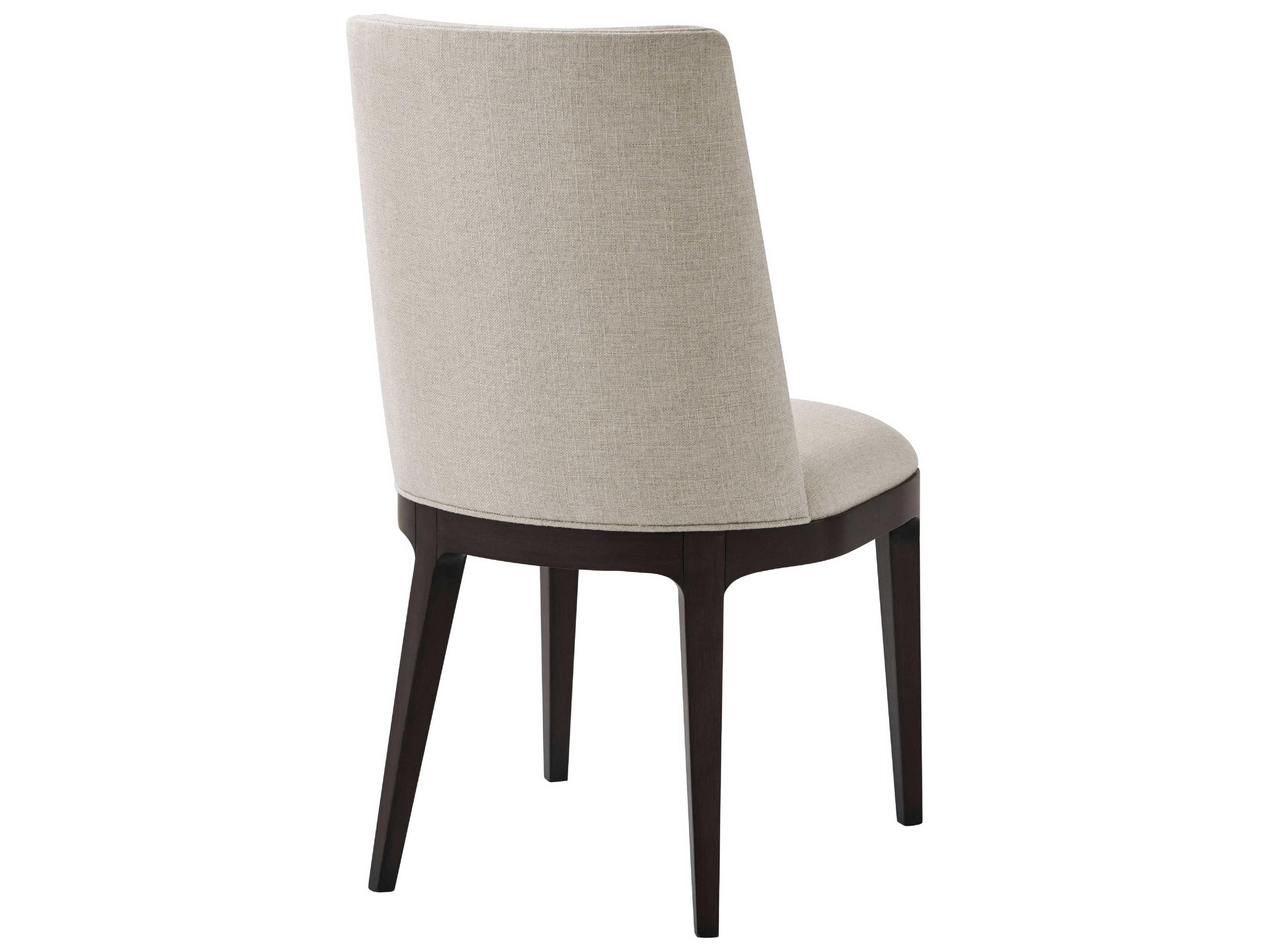 Theodore Alexander Ta Studio Beech Wood Brown Upholstered Dayton Side Dining Chair
