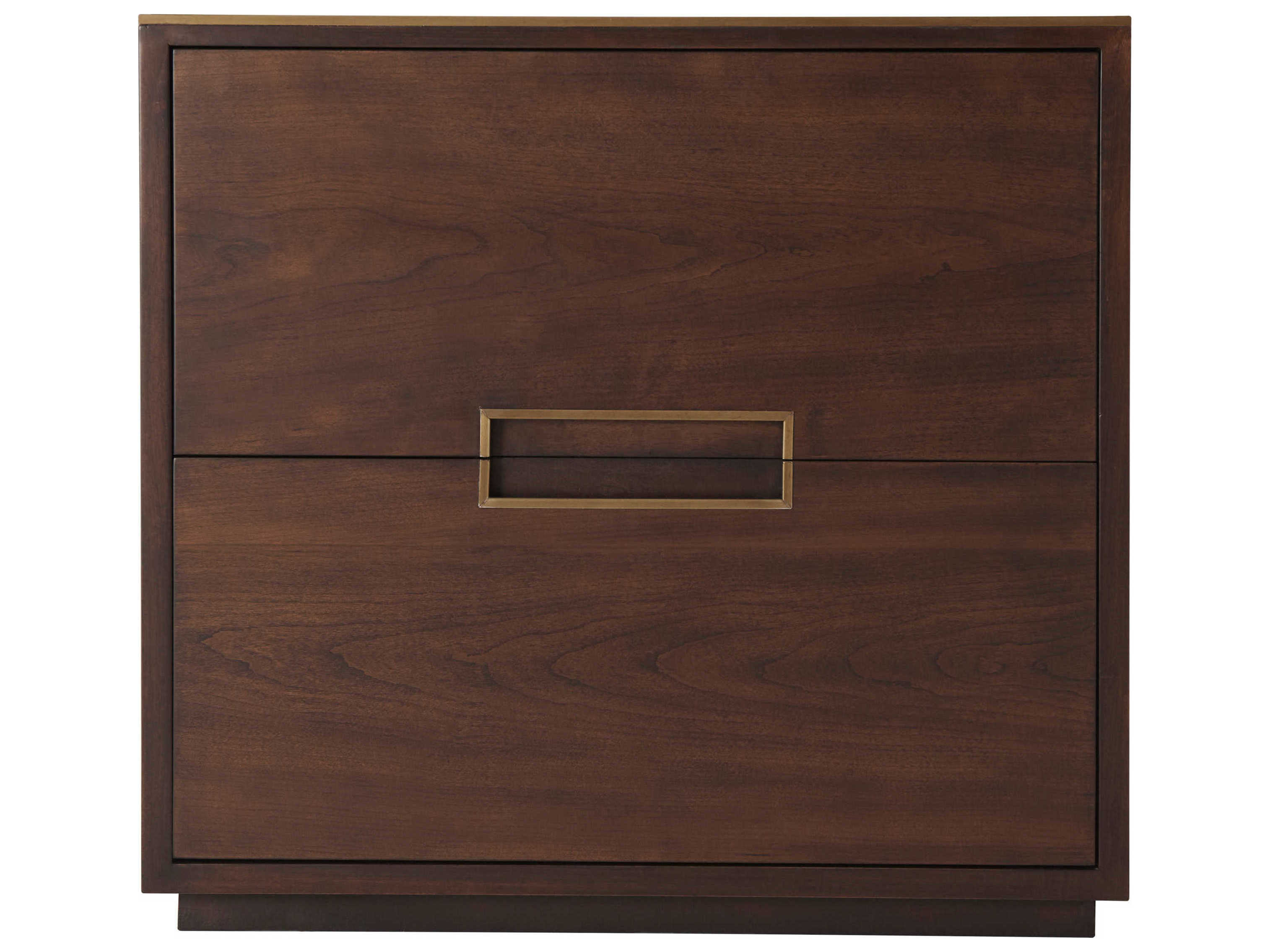 Theodore Alexander Ta Studio 2-Drawers Almond Bosworth Nightstand