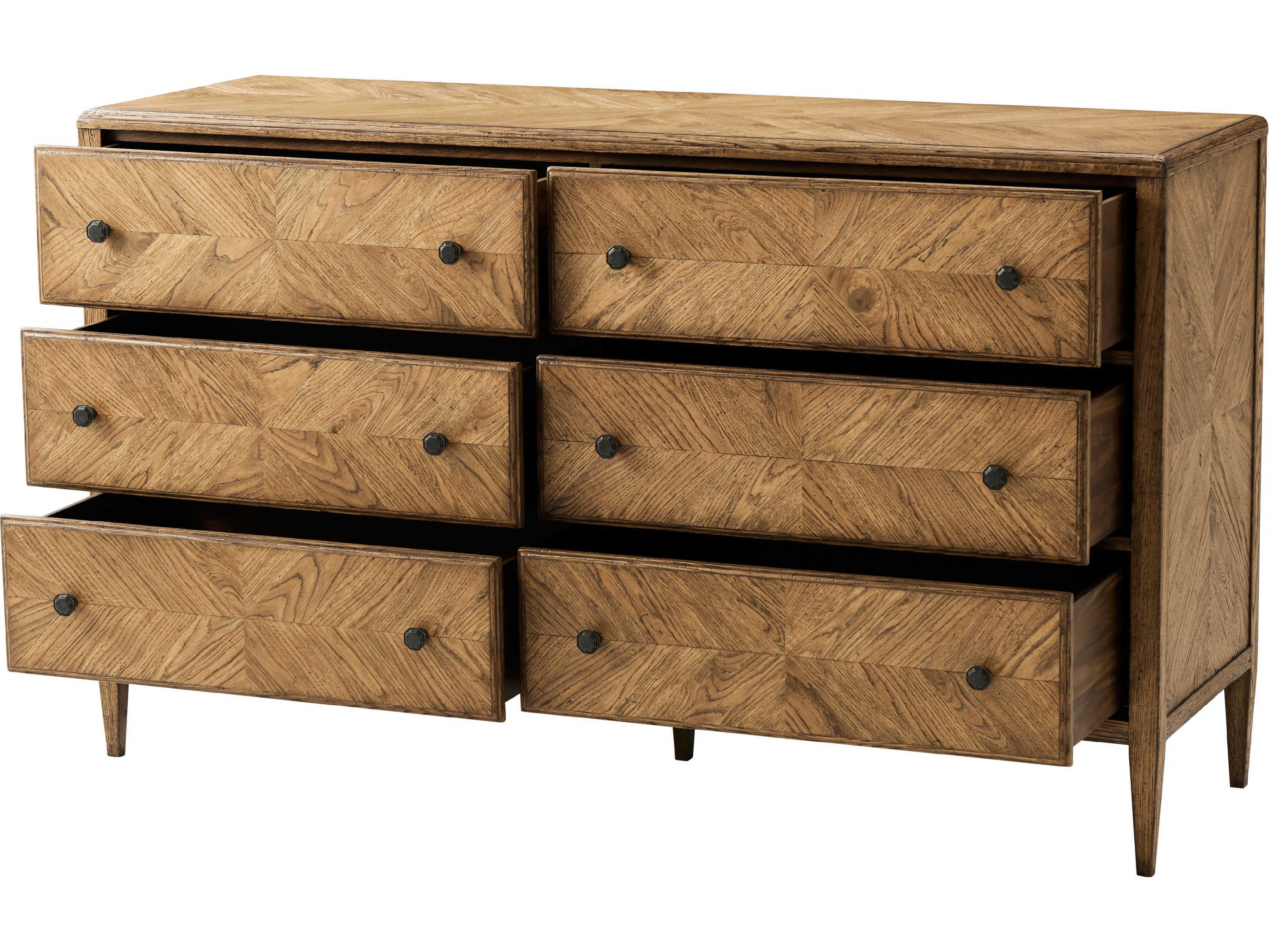 Theodore Alexander Nova 6-Drawers Dawn Double Dresser