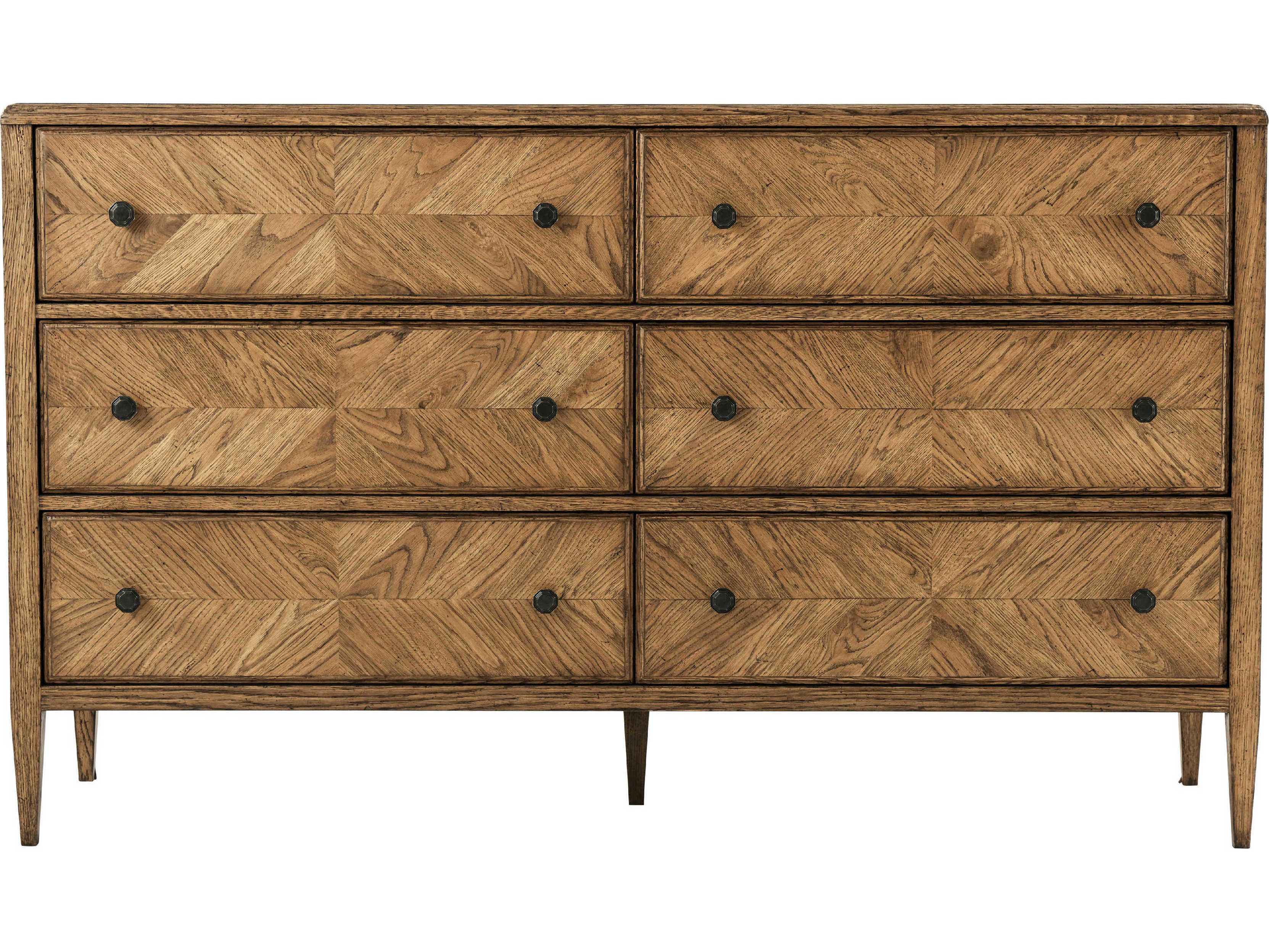 Theodore Alexander Nova 6-Drawers Dawn Double Dresser