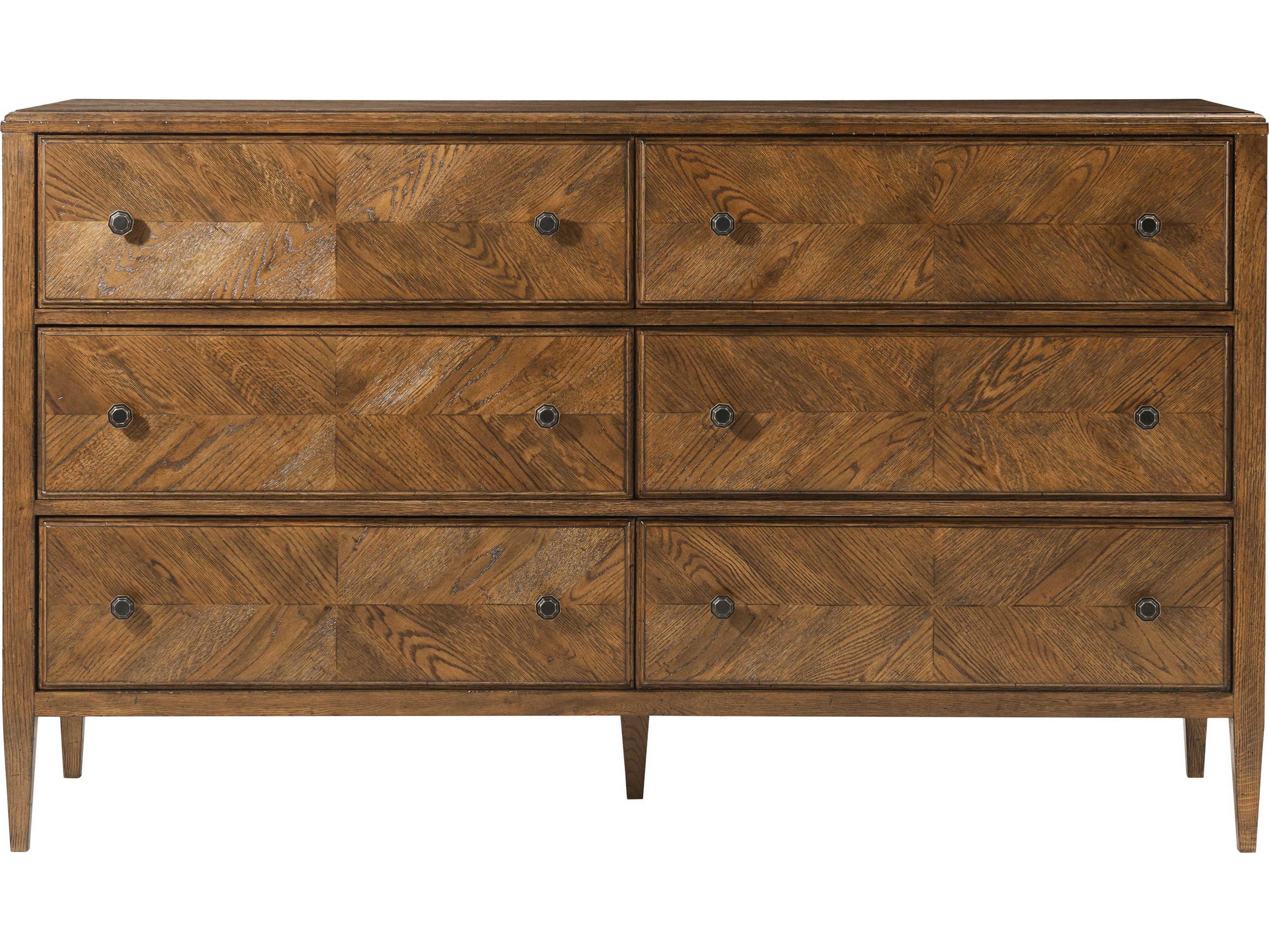 Theodore Alexander Nova 6-Drawers Dusk Double Dresser