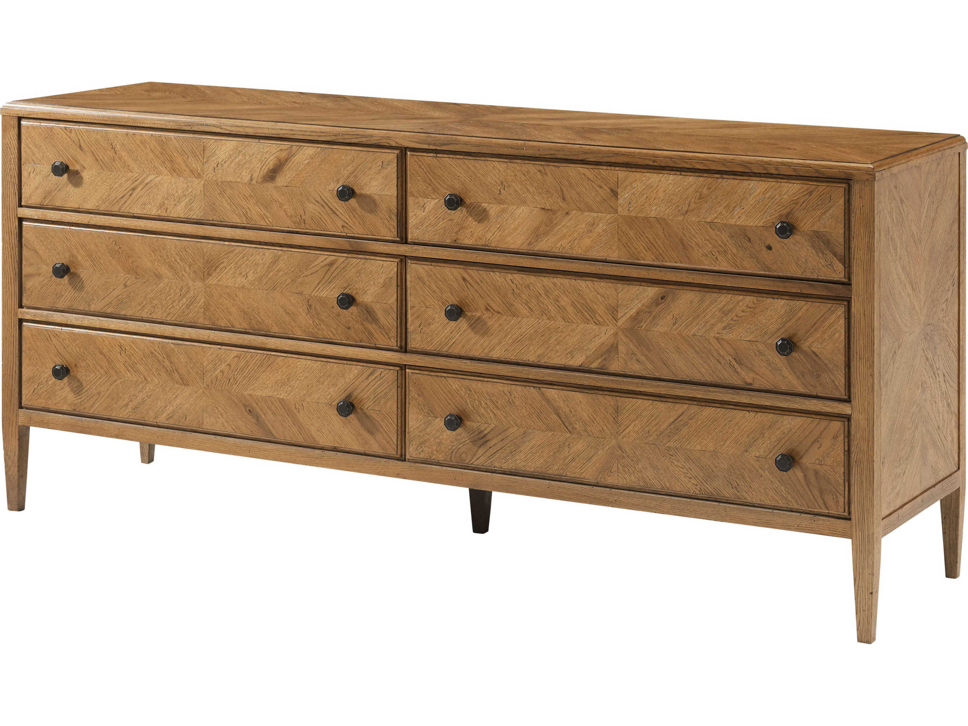 Theodore Alexander Nova 6-Drawers Dawn Double Dresser