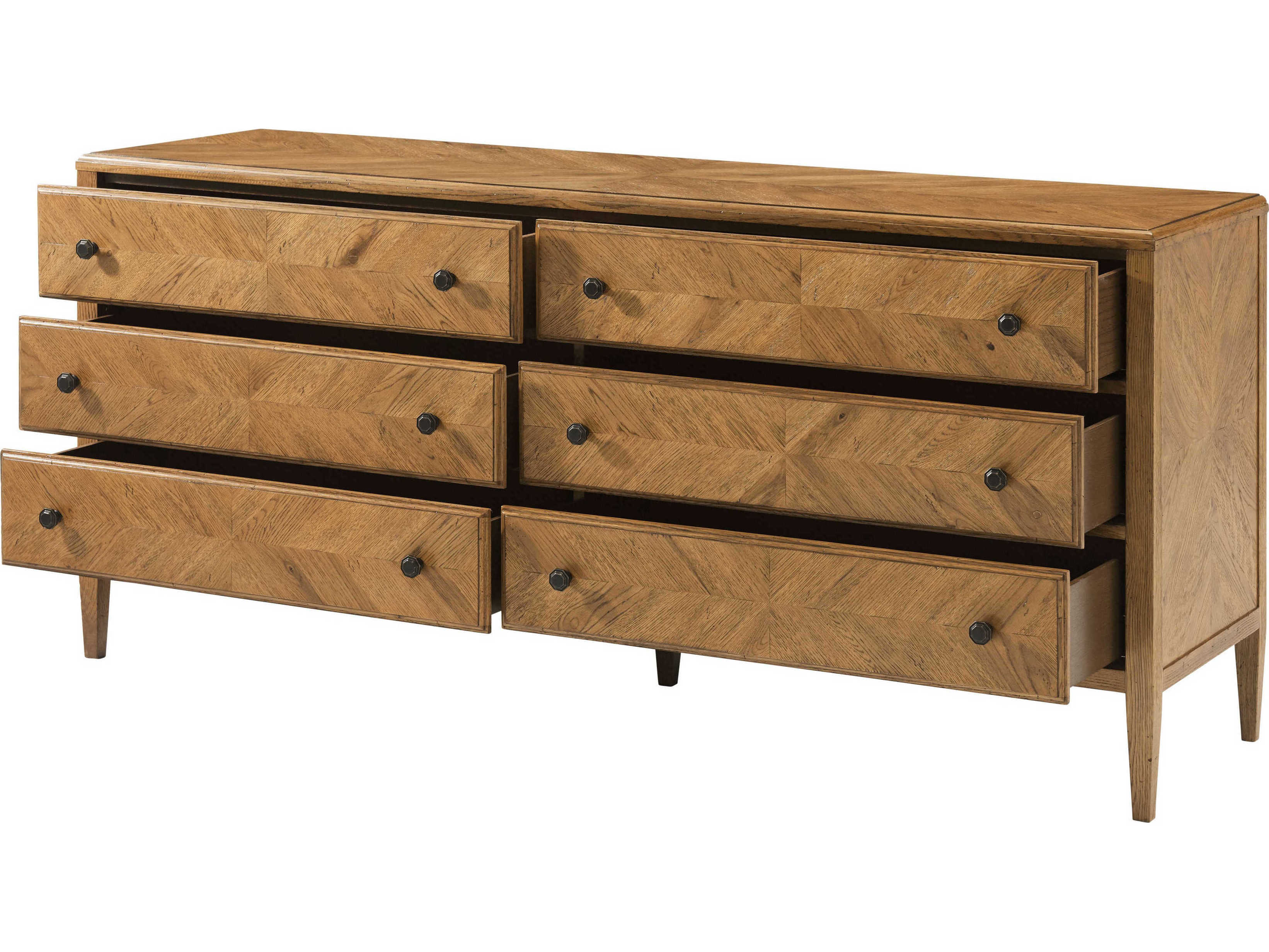 Theodore Alexander Nova 6-Drawers Dawn Double Dresser