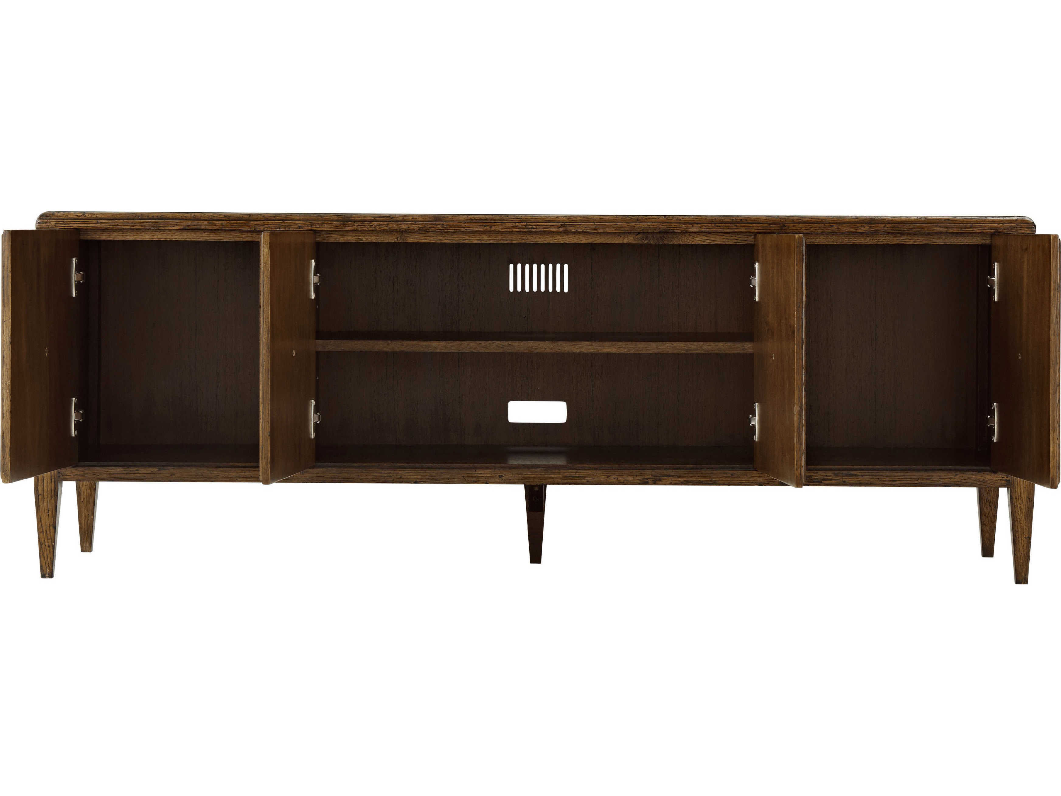 Theodore Alexander Nova 65" Oak Wood Media Console