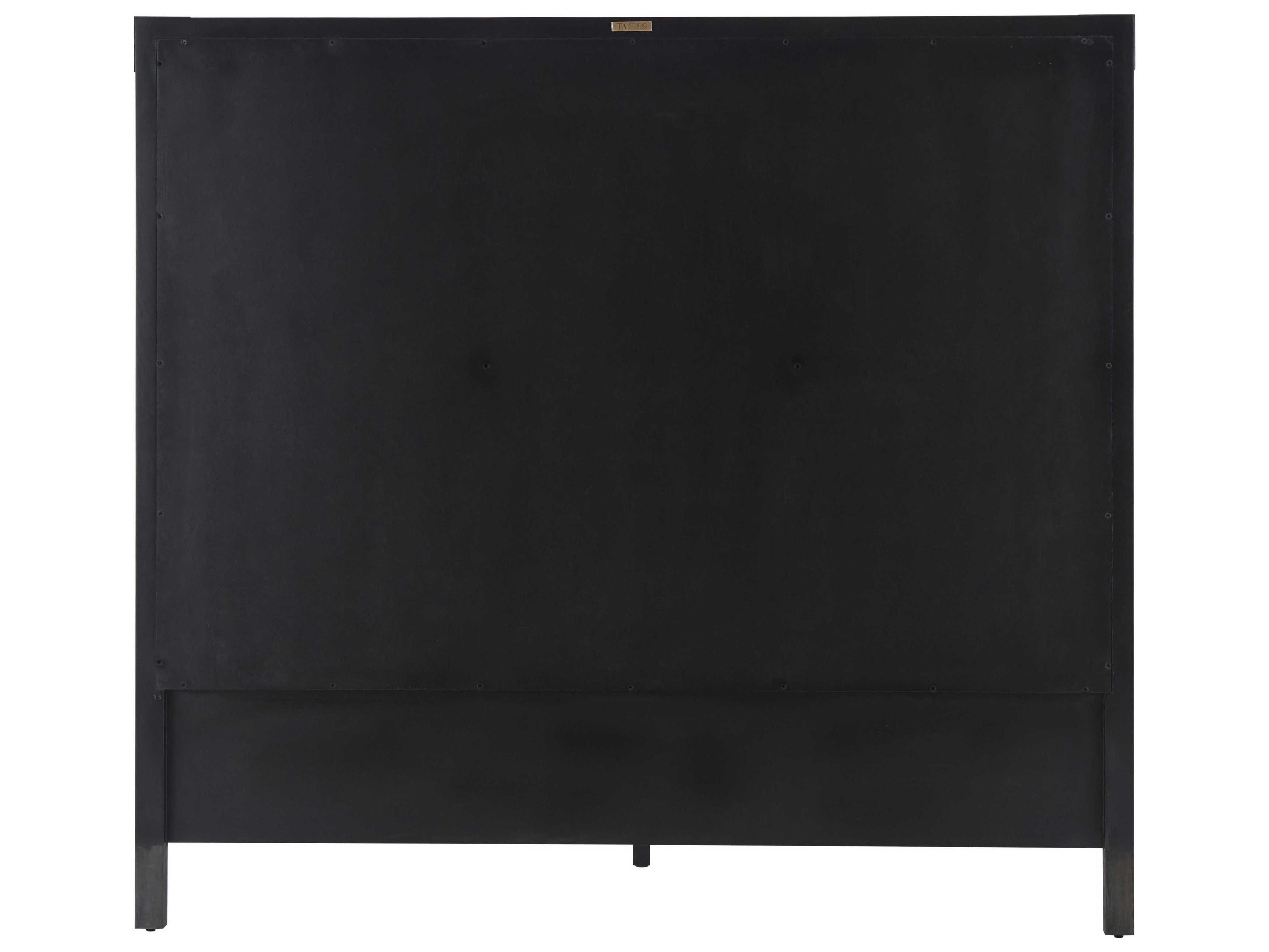 Theodore Alexander Ta Studio Embassy Gray Beech Wood Upholstered Queen Platform Bed