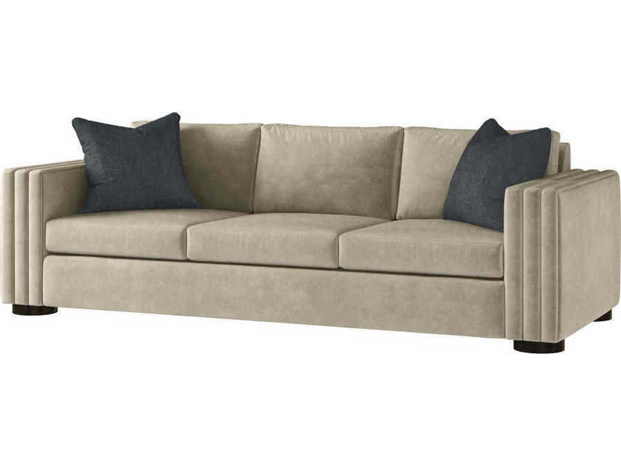 Theodore Alexander Despres Expresso Upholstered Sofa