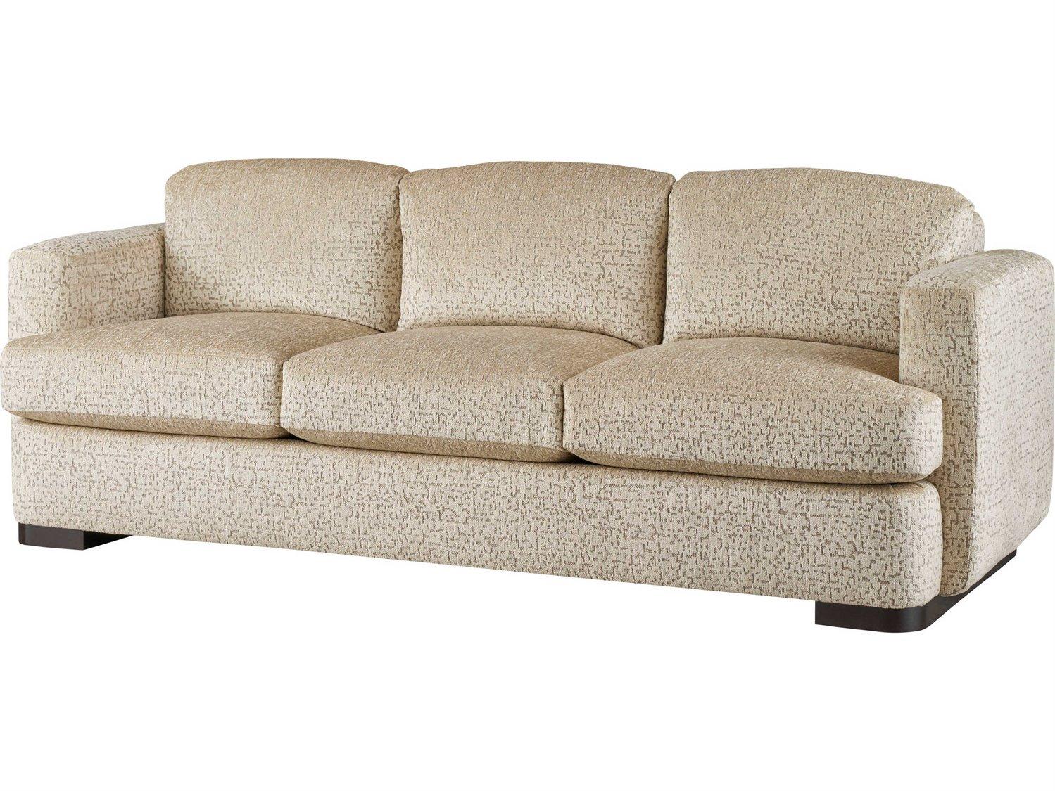 Theodore Alexander Dapper Expresso Upholstered Sofa