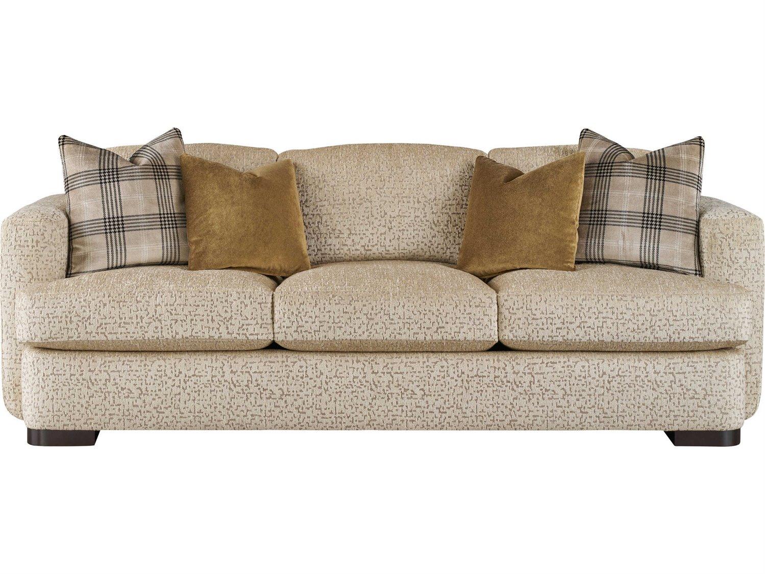 Theodore Alexander Dapper Expresso Upholstered Sofa
