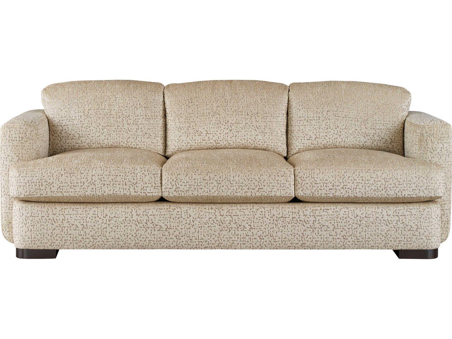 Theodore Alexander Dapper Expresso Upholstered Sofa