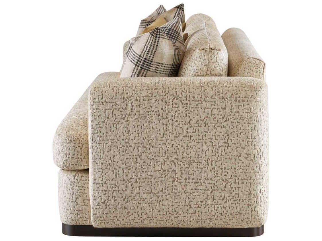 Theodore Alexander Dapper Expresso Upholstered Sofa