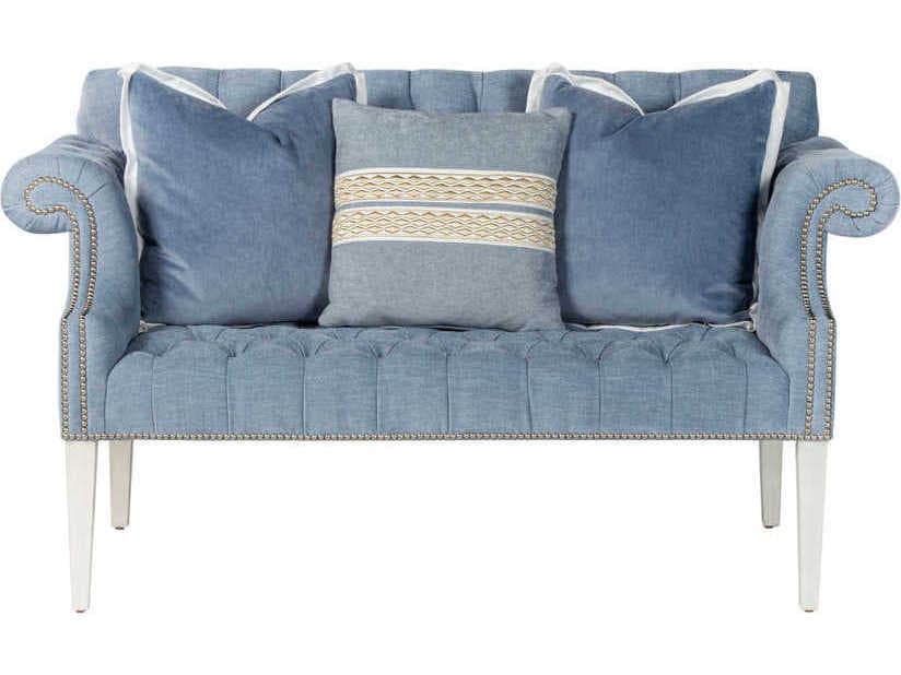Theodore Alexander Catalina Expresso Upholstered Accent Bench