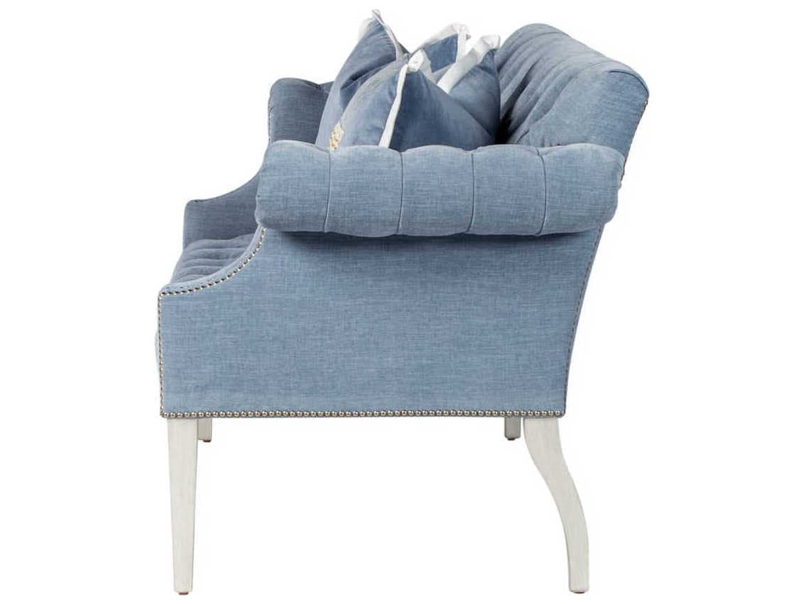 Theodore Alexander Catalina Expresso Upholstered Accent Bench