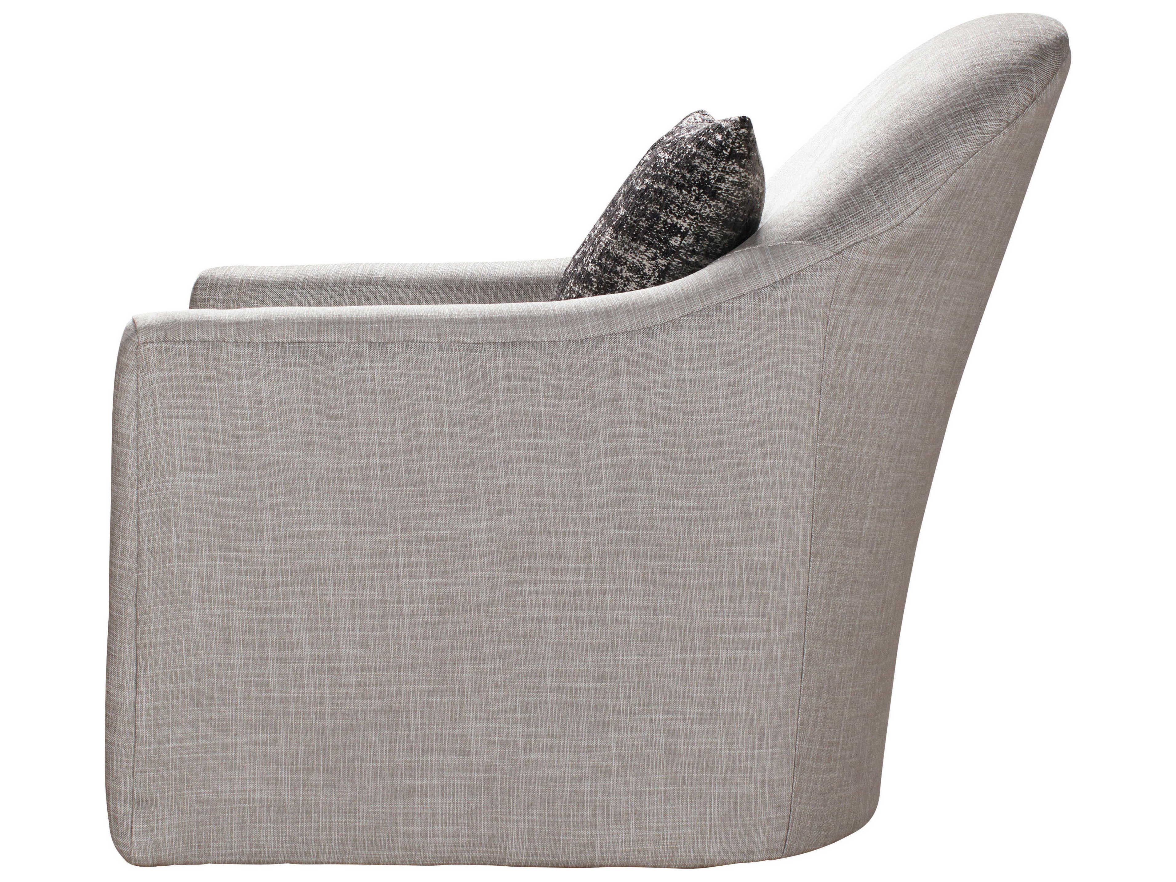 Theodore Alexander Paloma Swivel Fabric Accent Chair