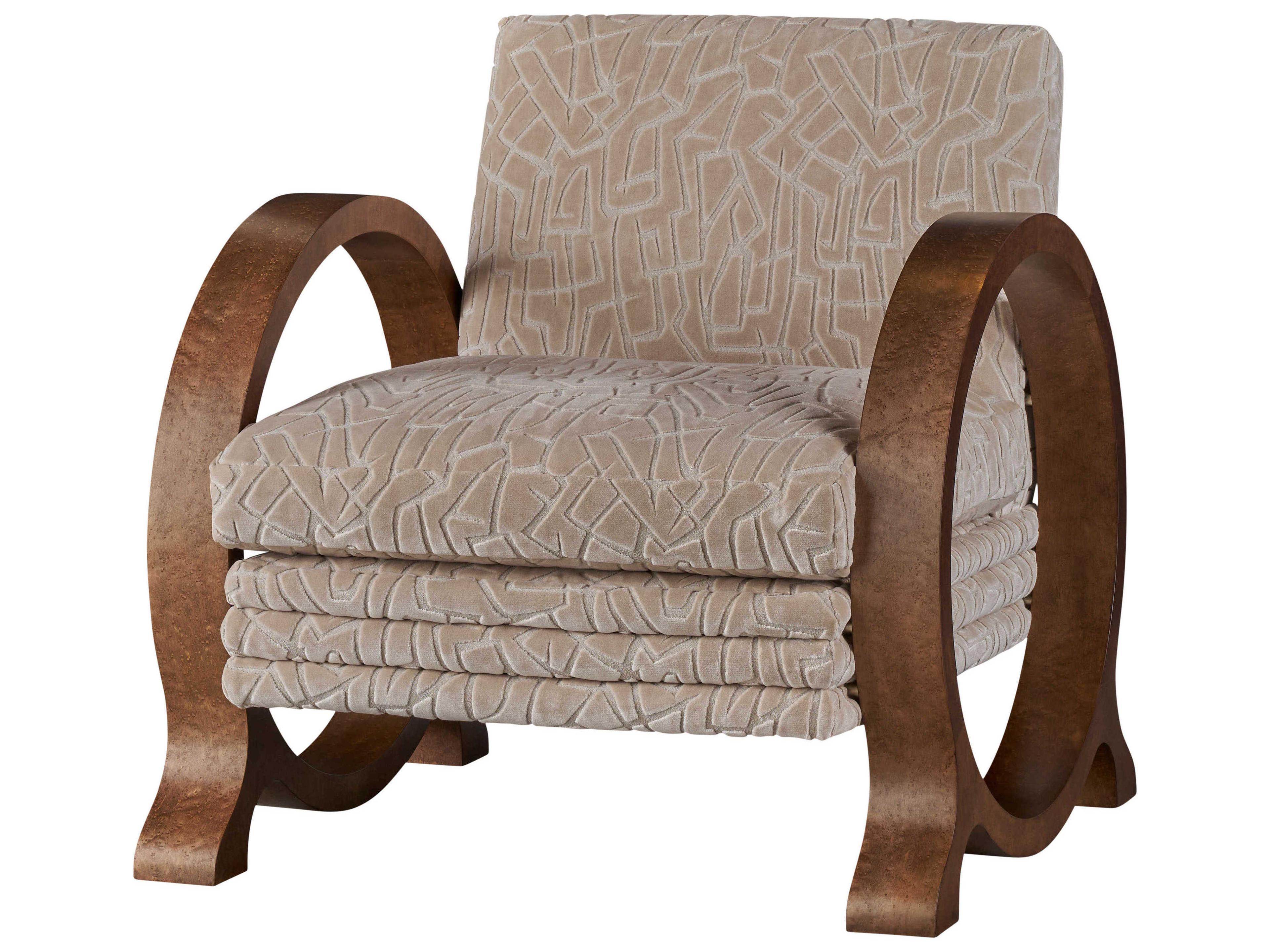 Theodore Alexander Barbier Fabric Accent Chair