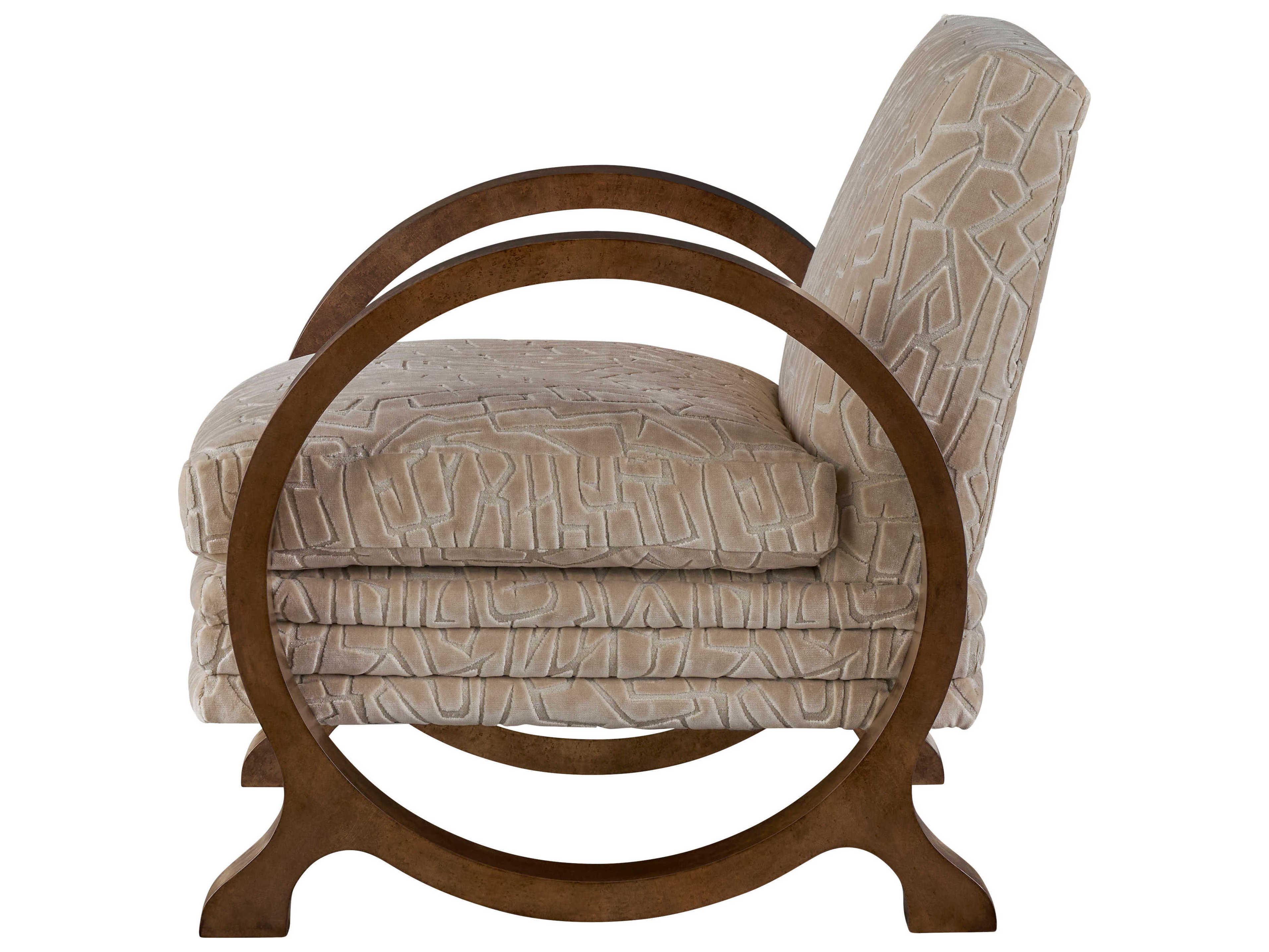 Theodore Alexander Barbier Fabric Accent Chair