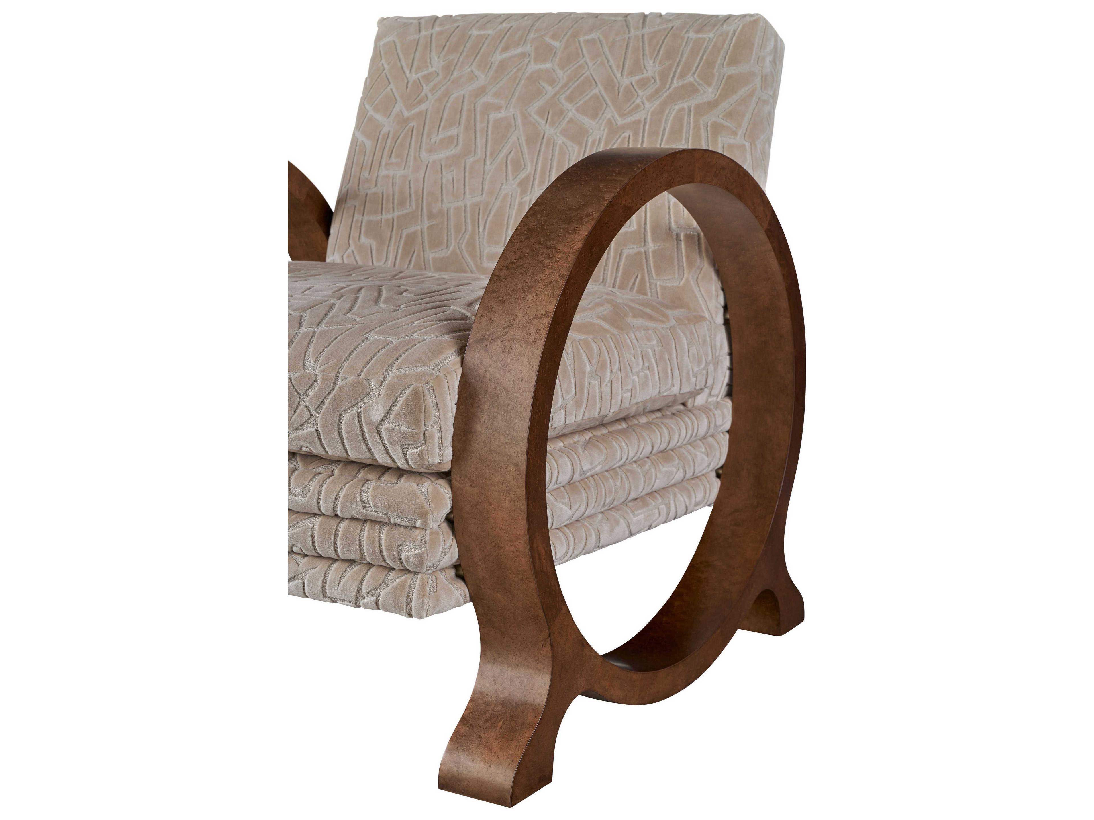 Theodore Alexander Barbier Fabric Accent Chair