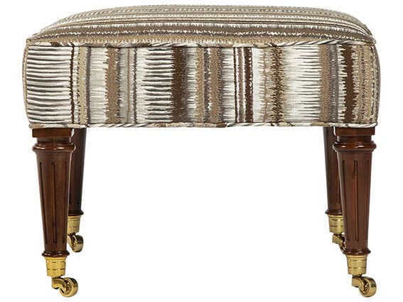 Theodore Alexander Alexa Hamption Upholstered Ottoman