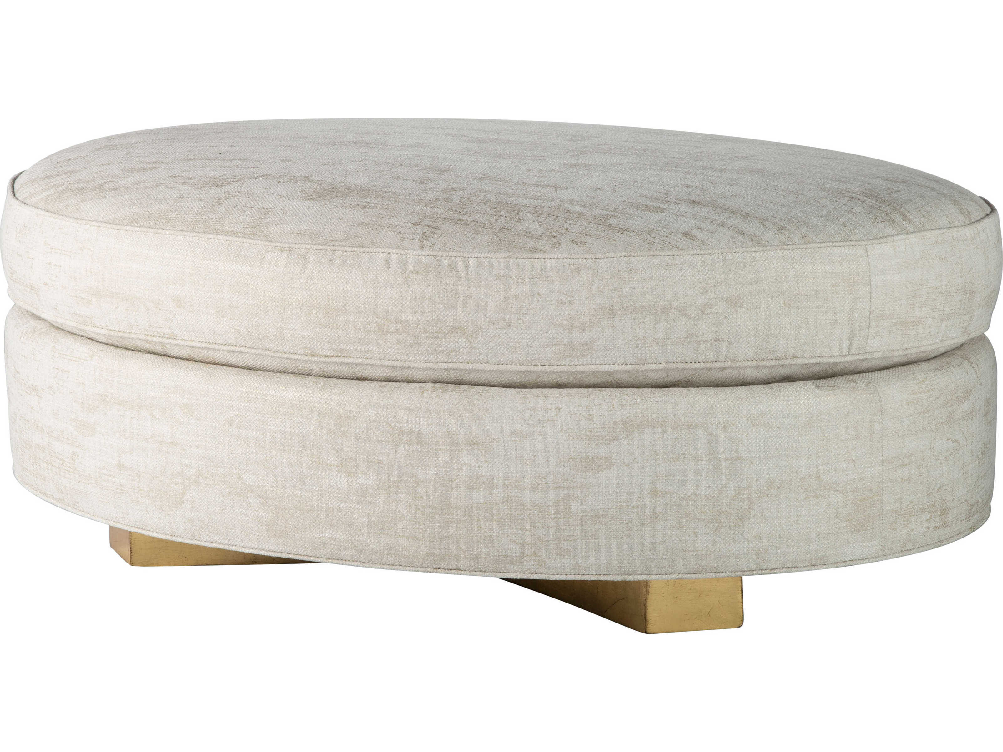 Theodore Alexander Egg Expresso Upholstered Ottoman