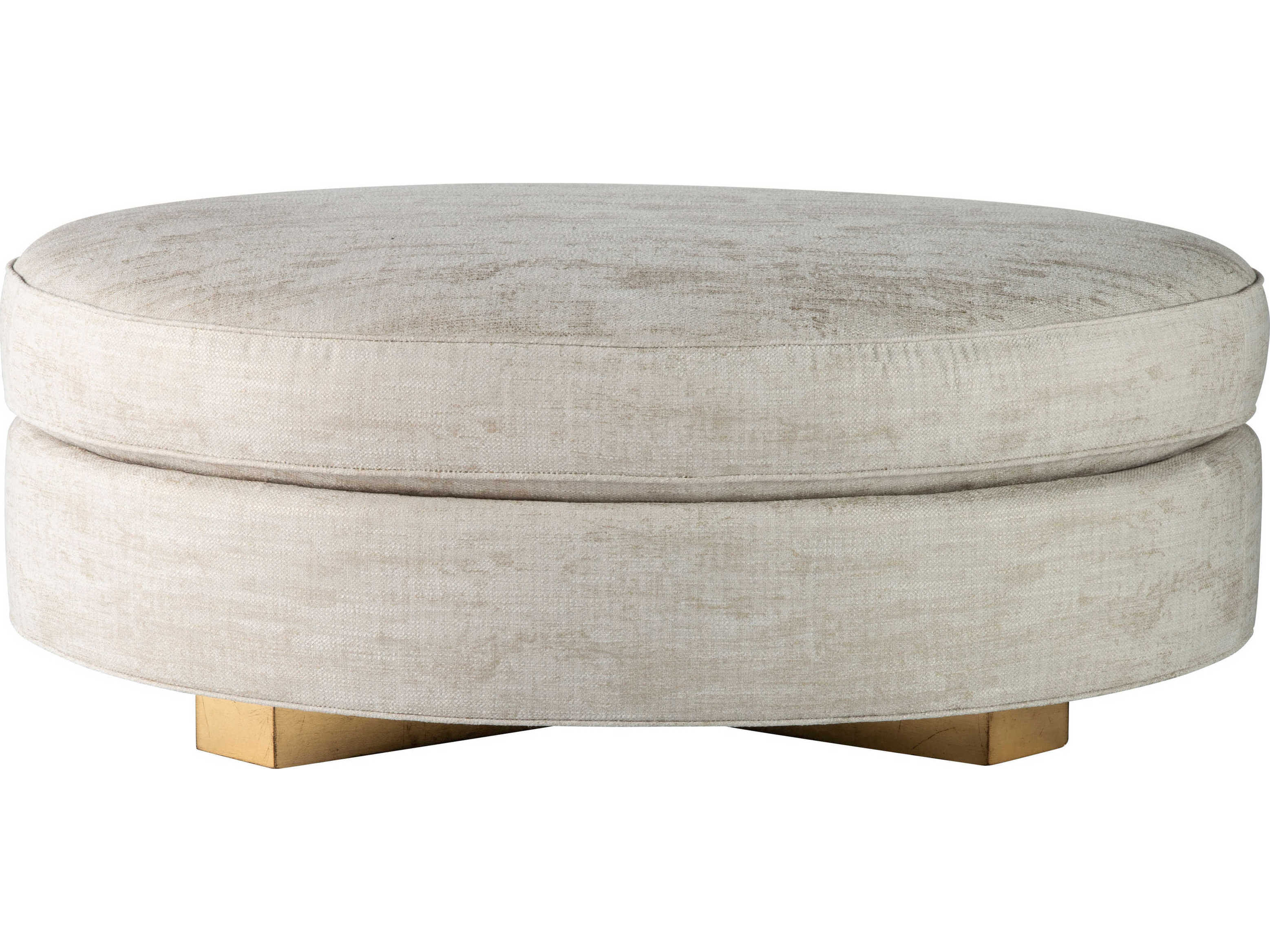 Theodore Alexander Egg Expresso Upholstered Ottoman