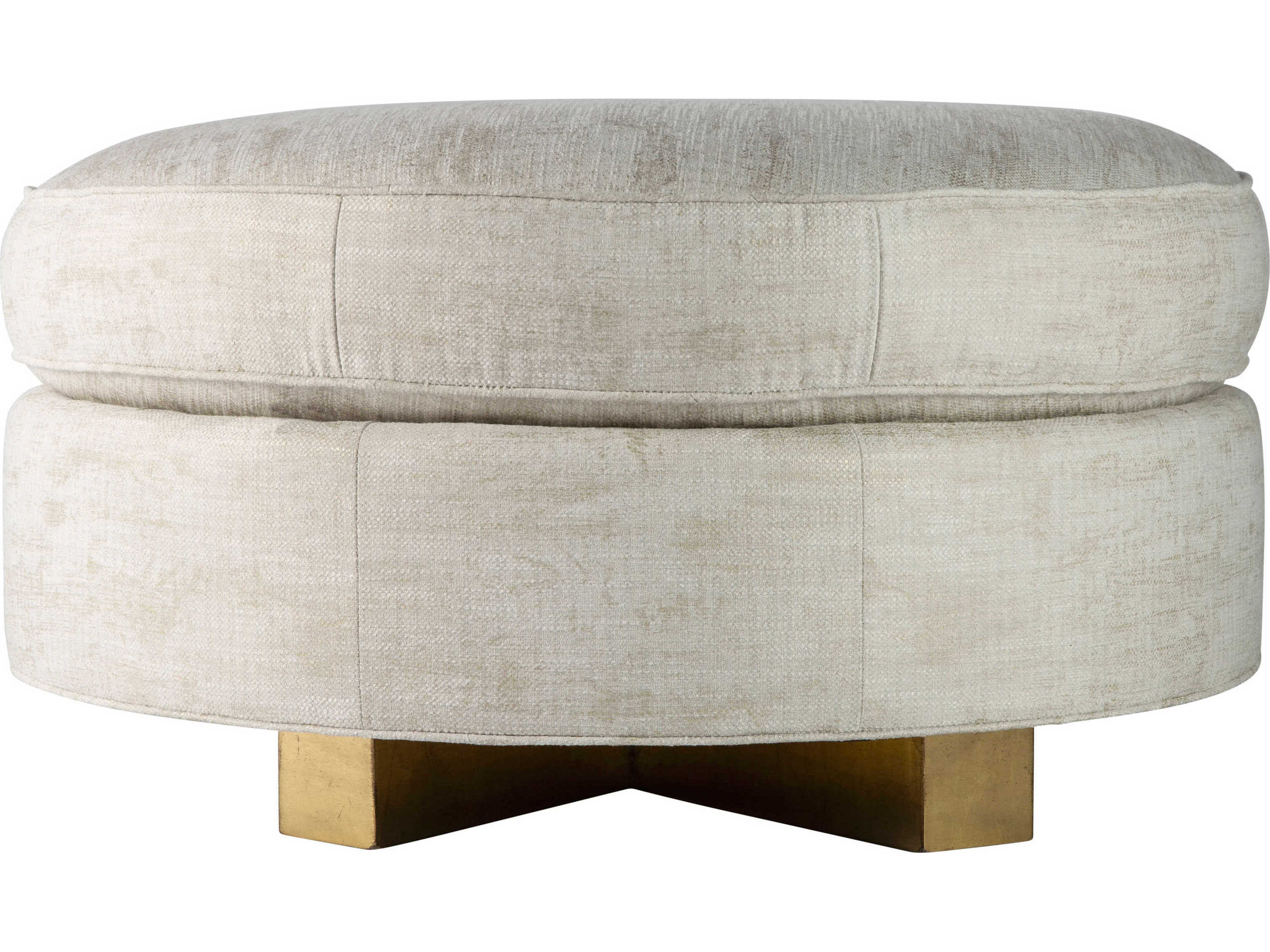 Theodore Alexander Egg Expresso Upholstered Ottoman