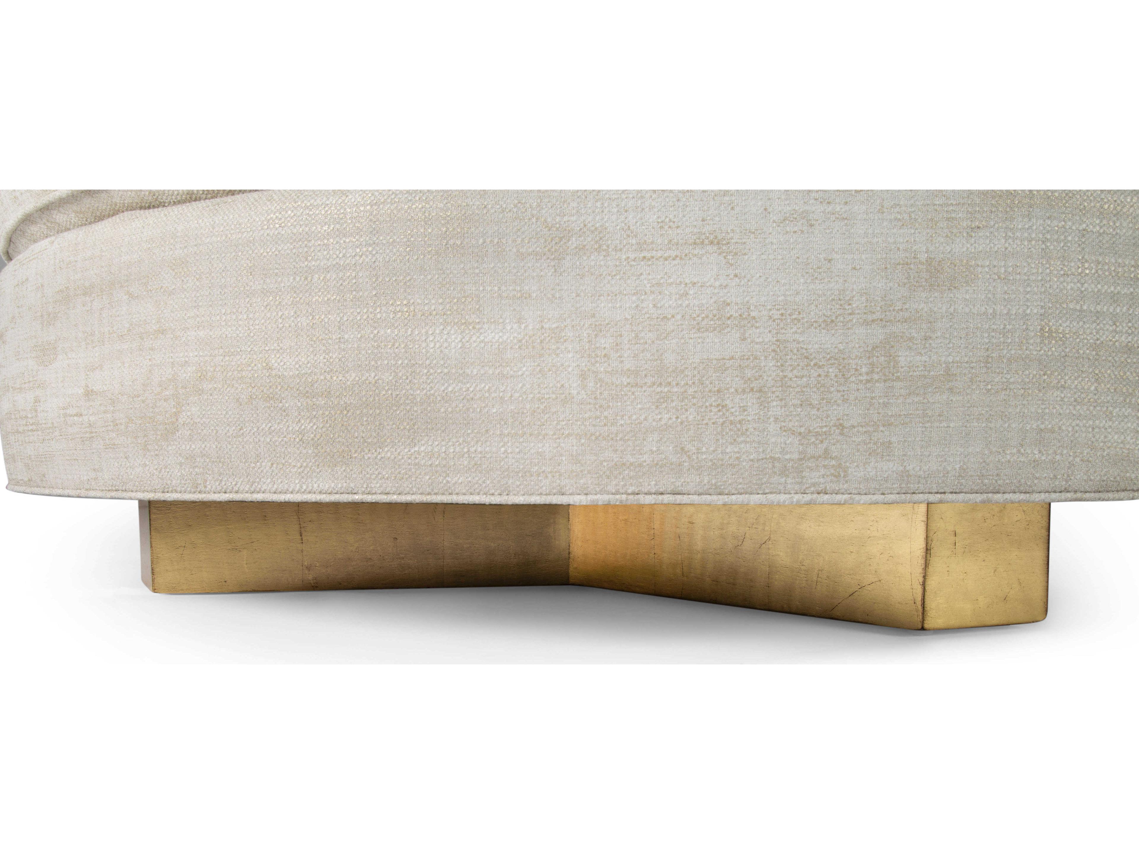 Theodore Alexander Egg Expresso Upholstered Ottoman