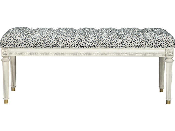 Theodore Alexander Alexa Hamption Upholstered Ottoman