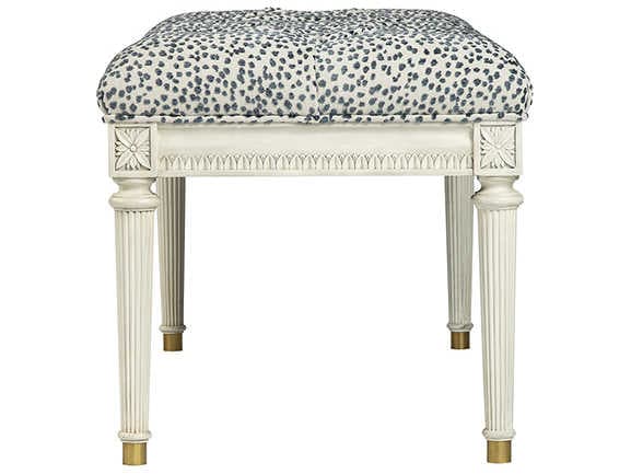 Theodore Alexander Alexa Hamption Upholstered Ottoman
