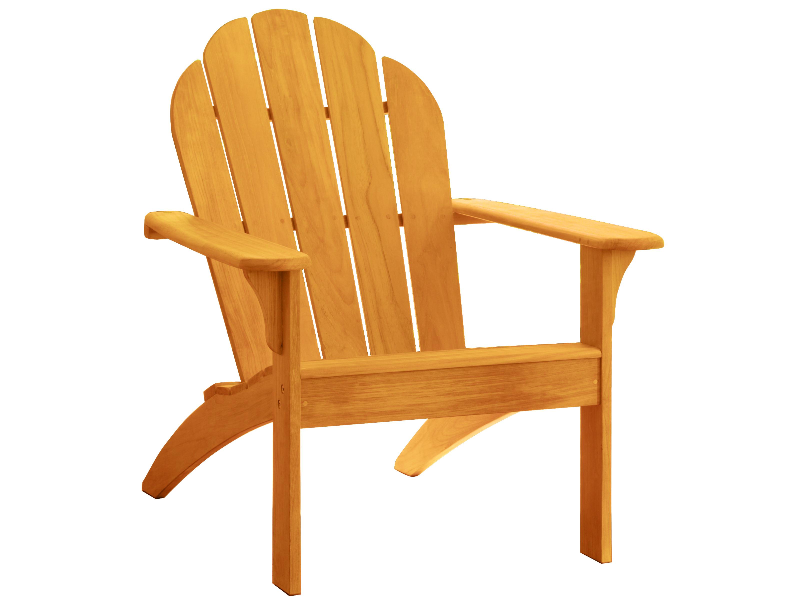 Three Birds Casual Adirondack Teak Wood Chair
