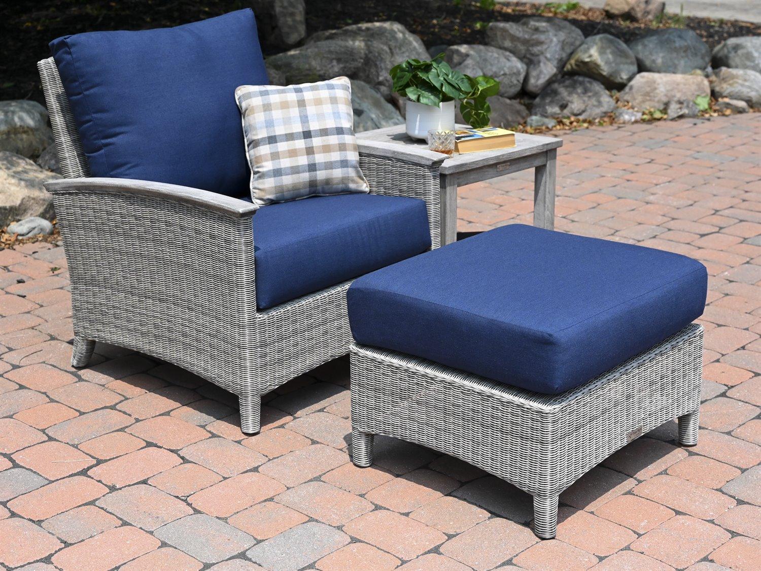 Three Birds Casual Bella Deep Seating Wicker Outdoor Lounge Set