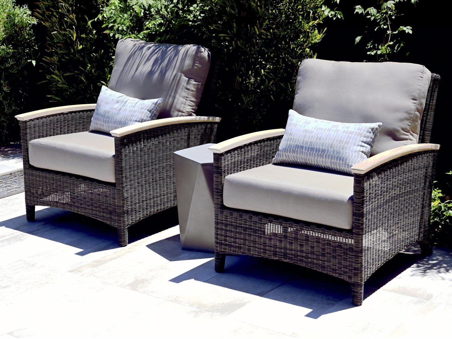 Three Birds Casual Bella Deep Seating Wicker Outdoor Patio Lounge Set