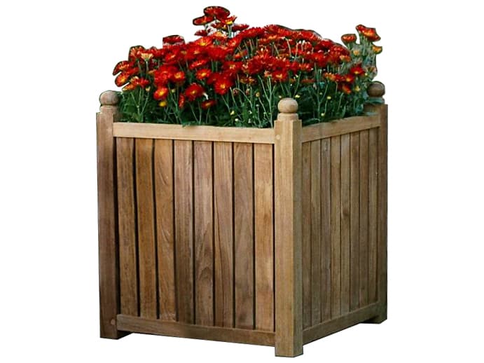 Three Birds Casual Teak Large Flower Box