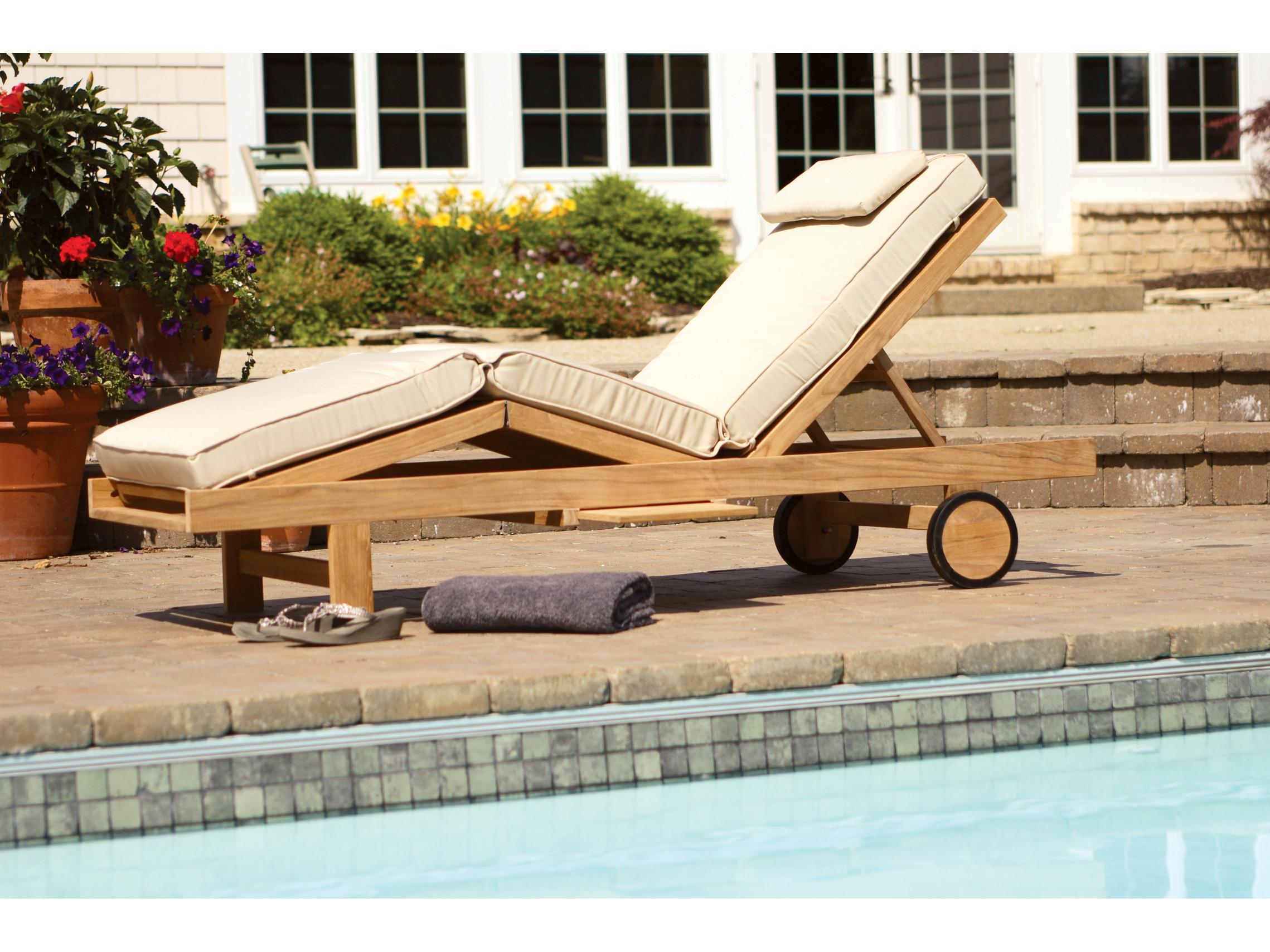 Three Birds Casual Teak Quincy Lounger